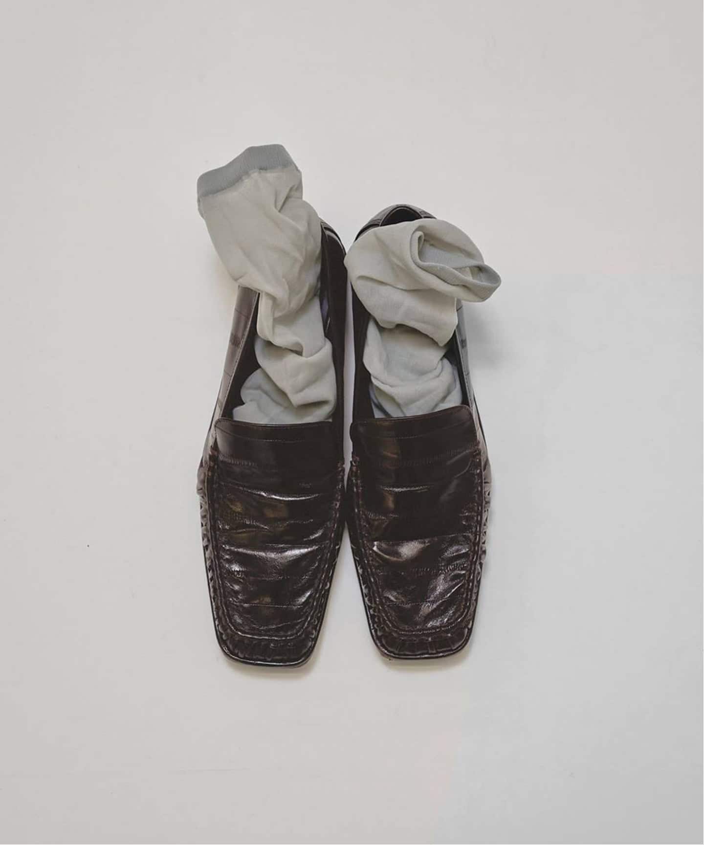 TODAYFUL Squaretoe Gather Loafers（ローファー）｜BOICE FROM
