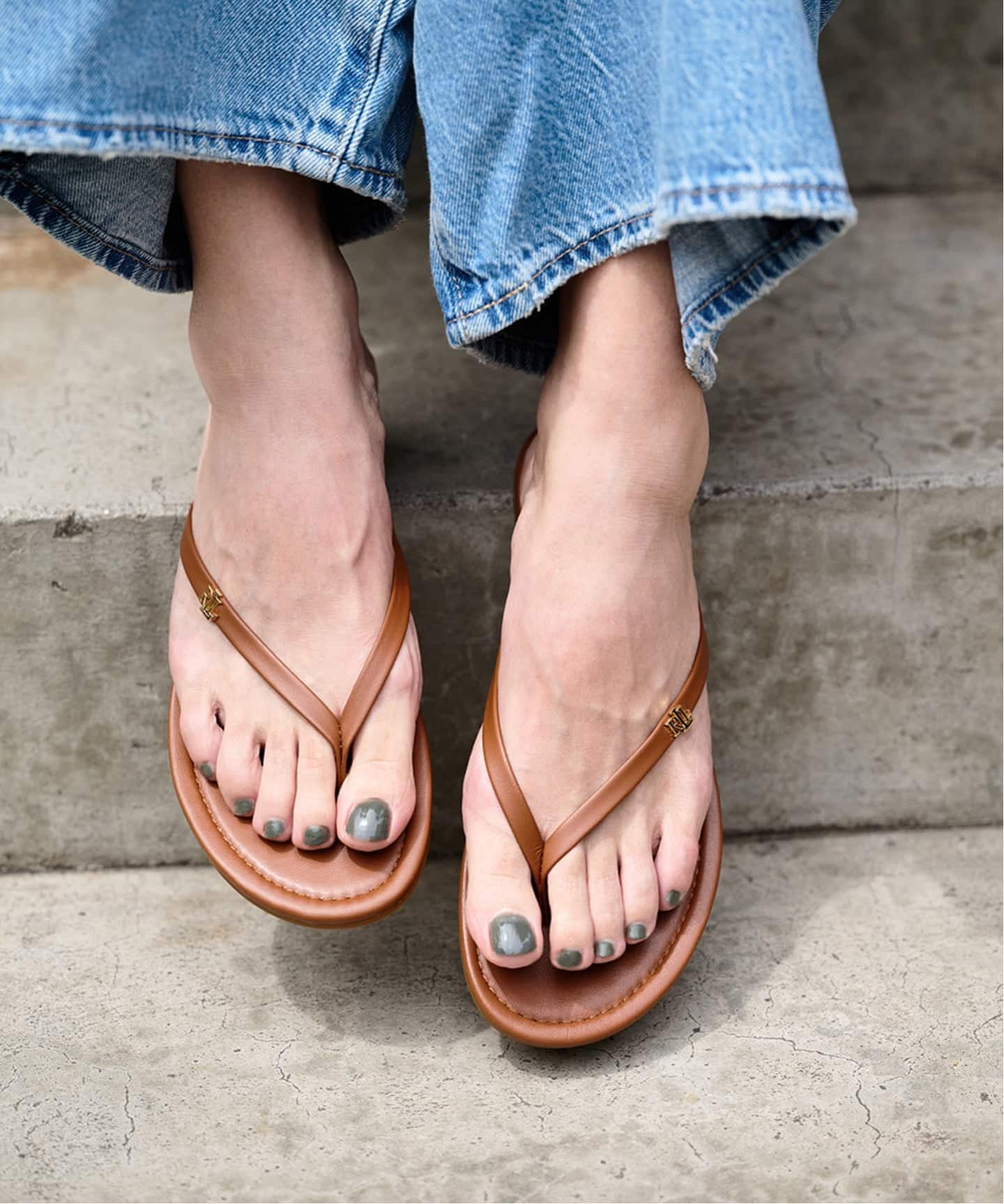 LAUREN (RALPH LAUREN)RAQUEL-SANDALS-FLIP（サンダル）｜BOICE FROM