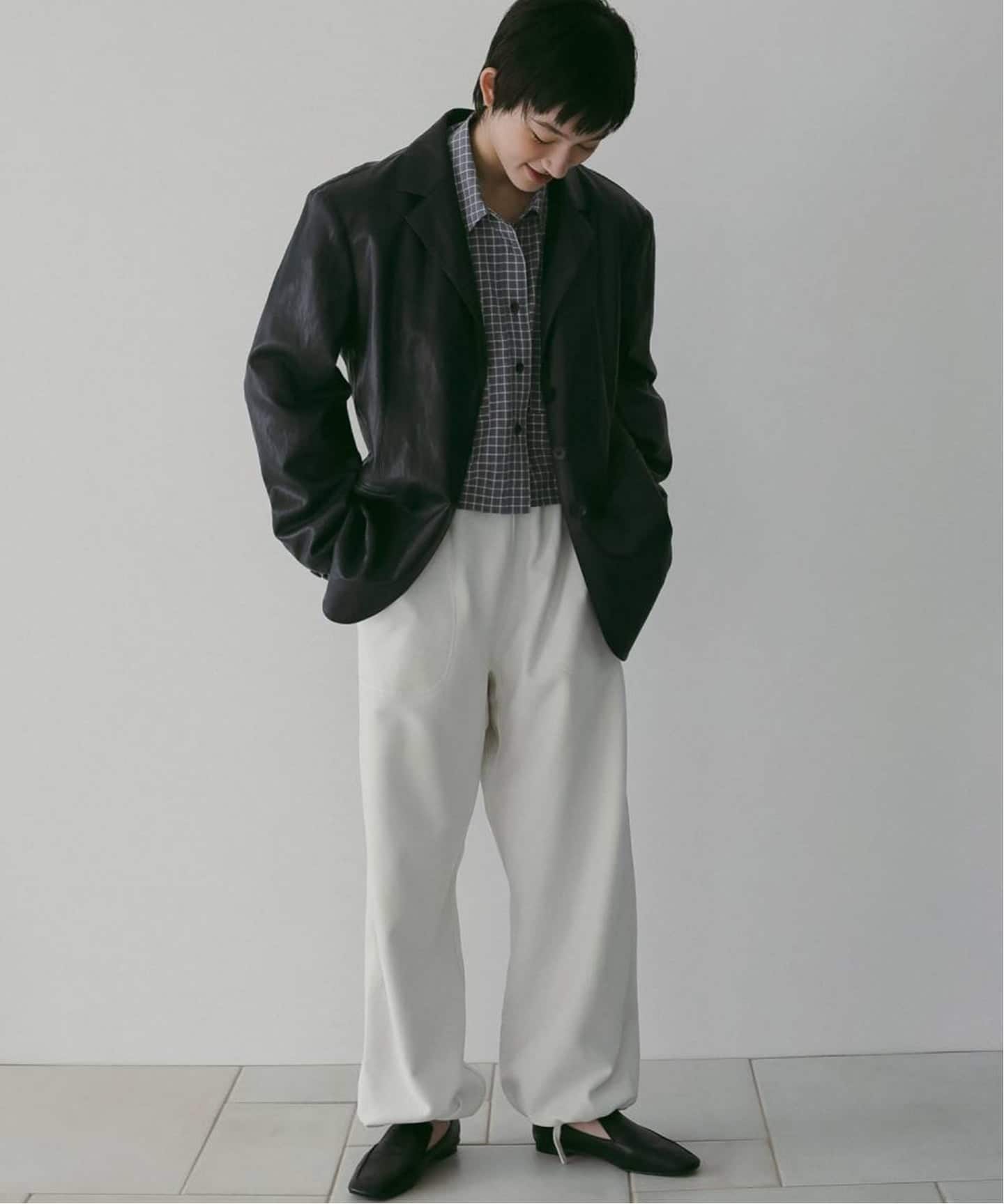 anuke Ecoleather Flat Loafers 37 ブラック anuke Ecoleather Flat Loafers（ローファー）｜BOICE FROM BAYCREW'S