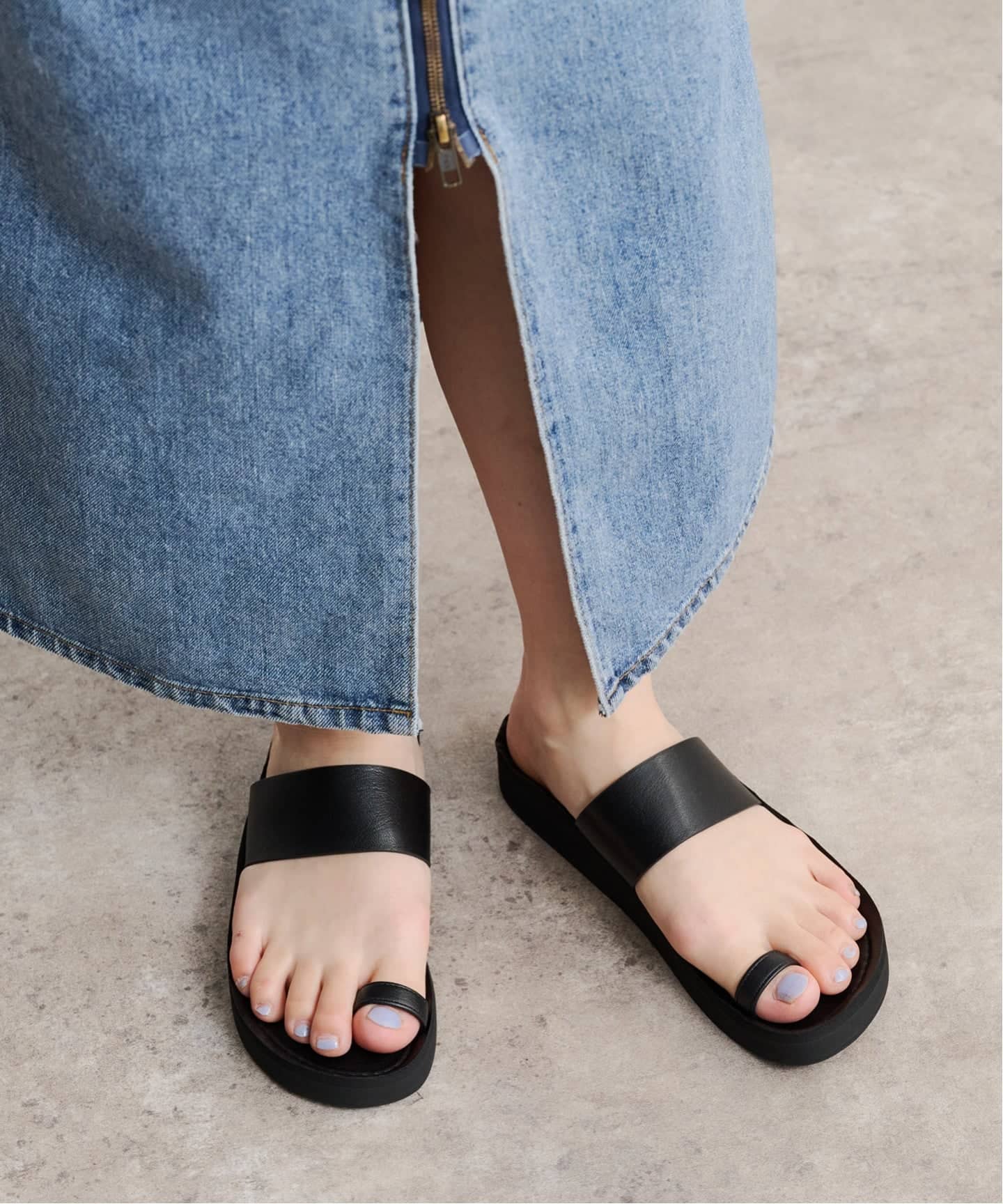 靴 anuke Ecoleather Belt Sandals anuke Ecoleather Belt Sandals（サンダル）｜BOICE FROM BAYCREW'S