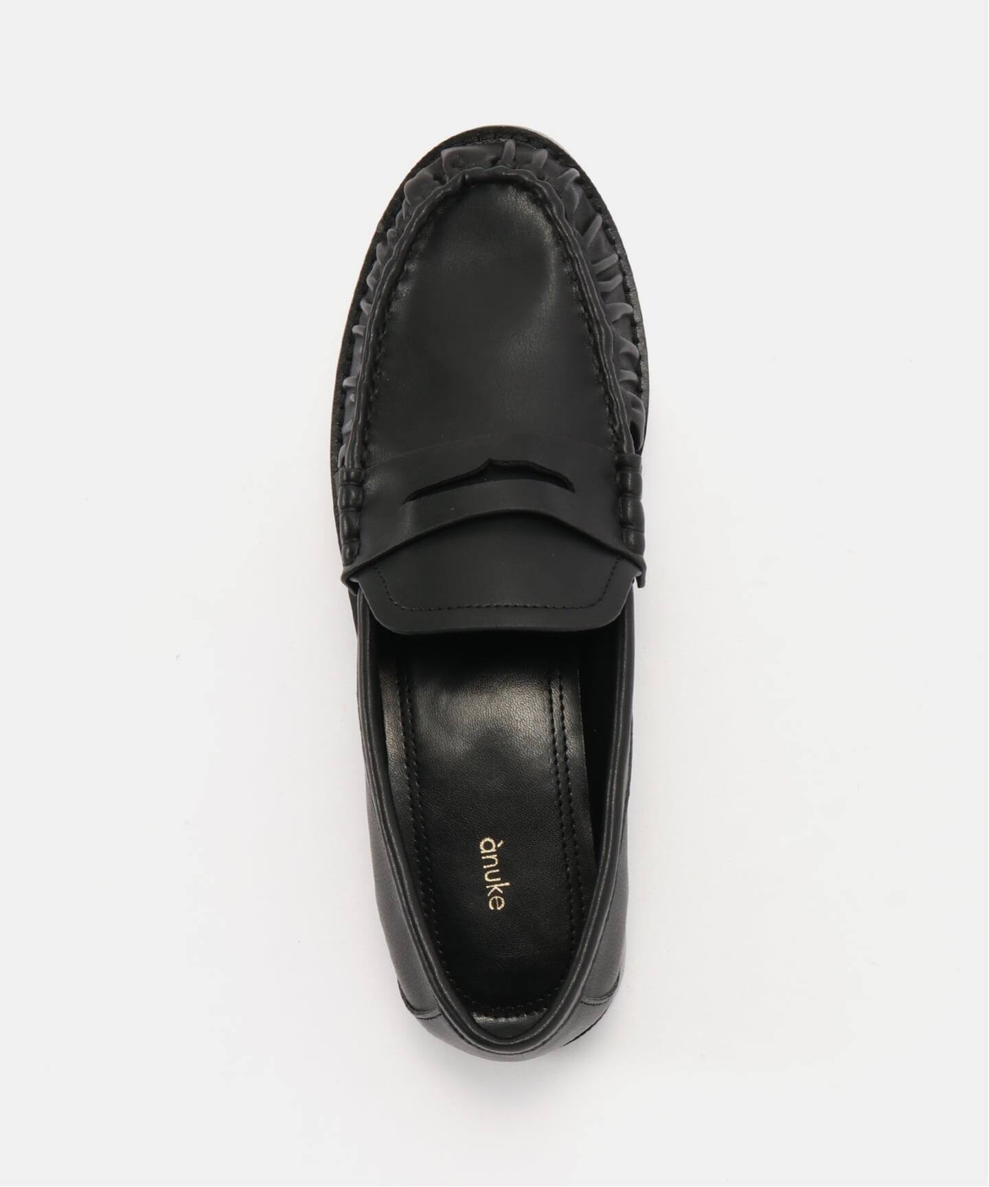ànuke Gather Loafers ブラック　37 新品 anuke Gather Loafers（ローファー）｜BOICE FROM BAYCREW'S（ボイス