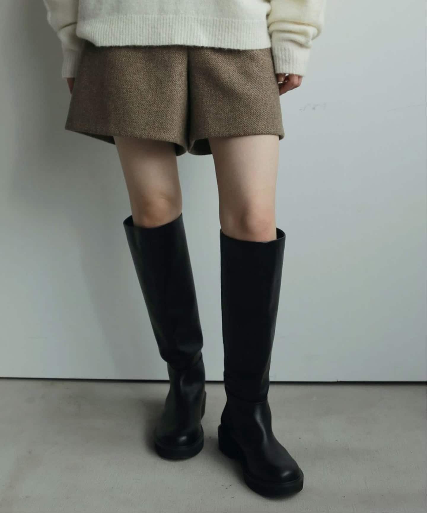 yuka ロングブーツ anuke Ecoleather Long Boots（ロングブーツ）｜BOICE FROM BAYCREW'S