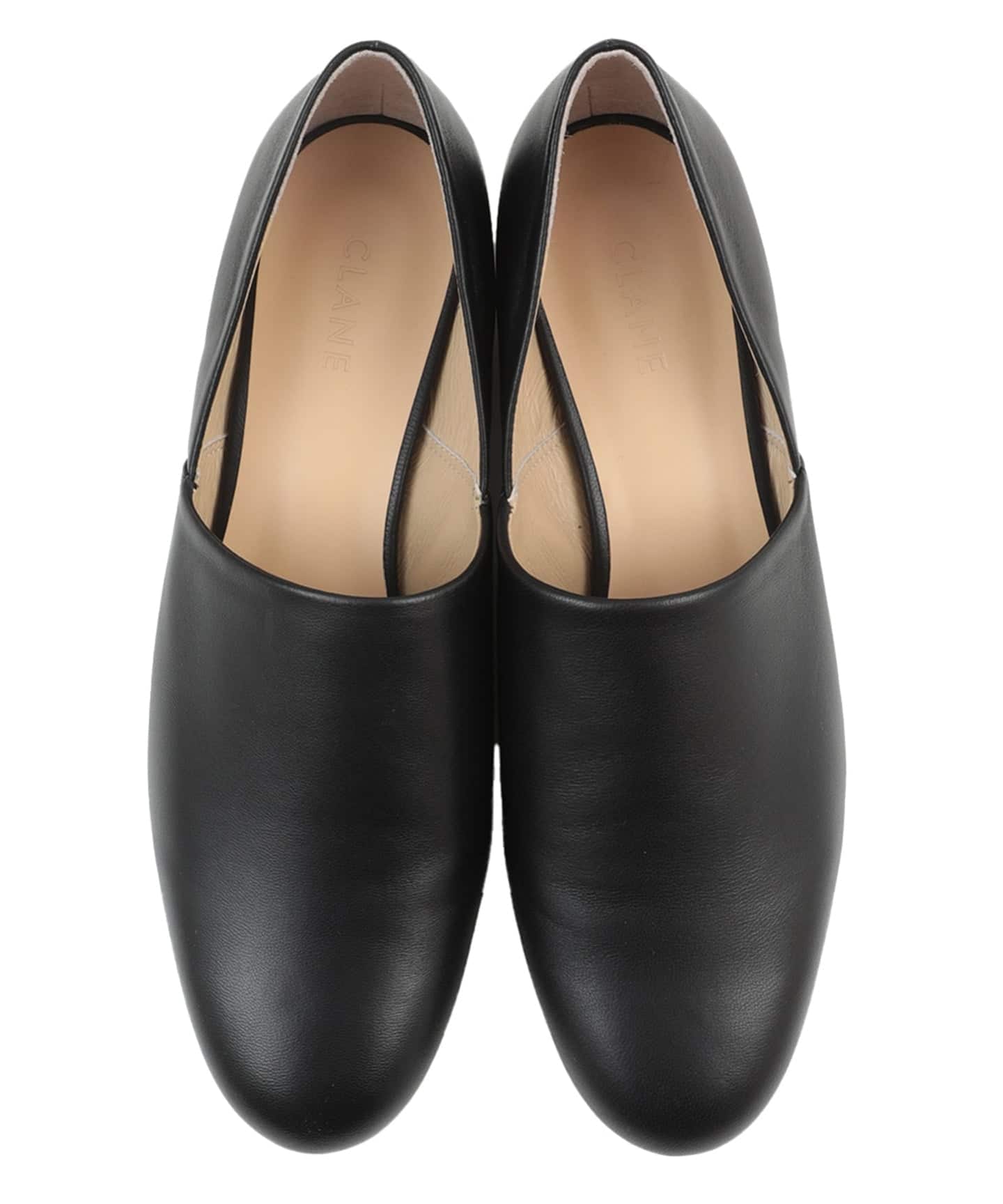 靴 CLANE SIDE CUT STACKED HEEL FLAT SHOES CLANE SIDE CUT STACKED FLAT SHOES（レザーシューズ）｜BOICE FROM