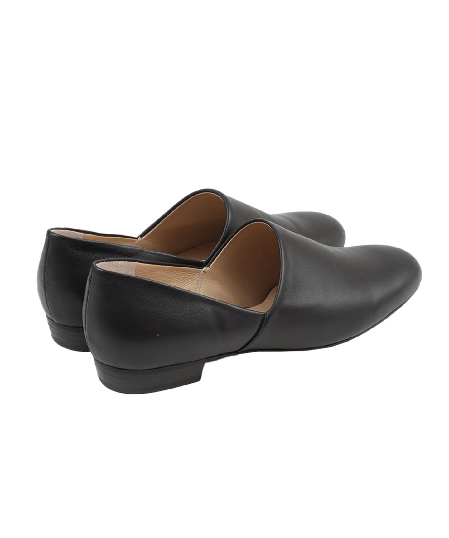 靴 CLANE SIDE CUT STACKED HEEL FLAT SHOES CLANE SIDE CUT STACKED FLAT SHOES（レザーシューズ）｜BOICE FROM
