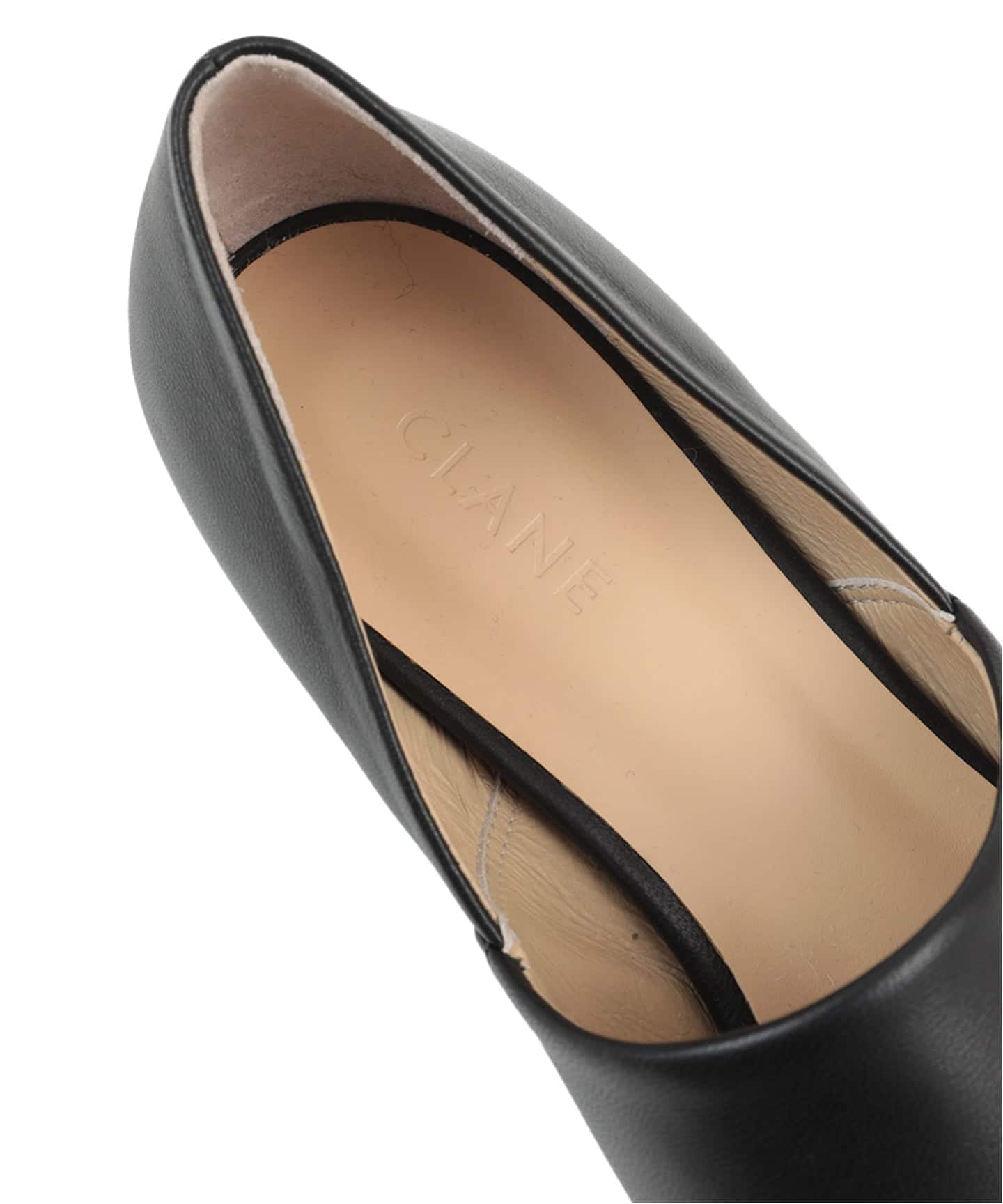 CLANE SIDE CUT STACKED FLAT SHOES（レザーシューズ）｜BOICE FROM