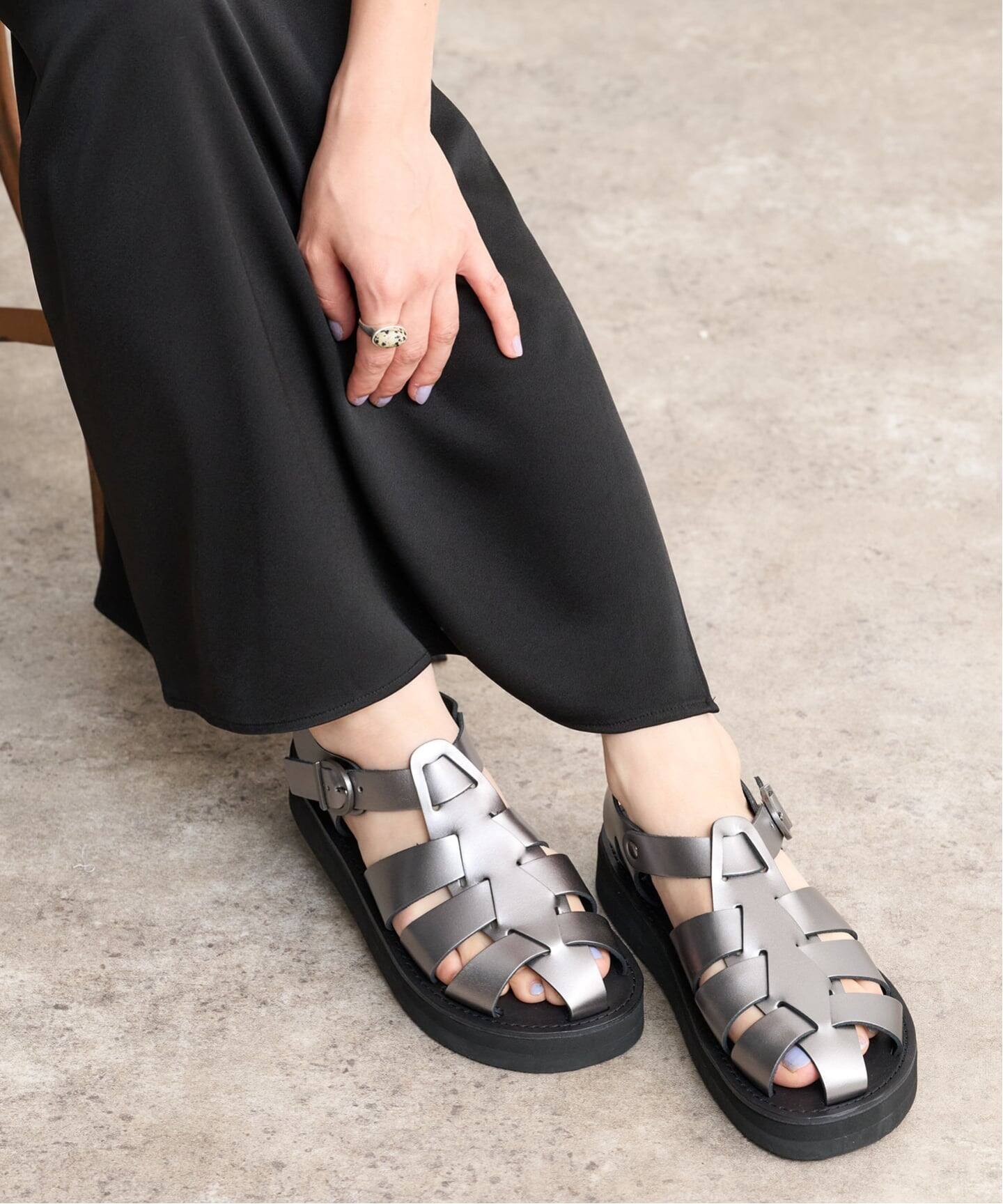 Organic handloom gurkha platform（その他シューズ）｜BOICE FROM