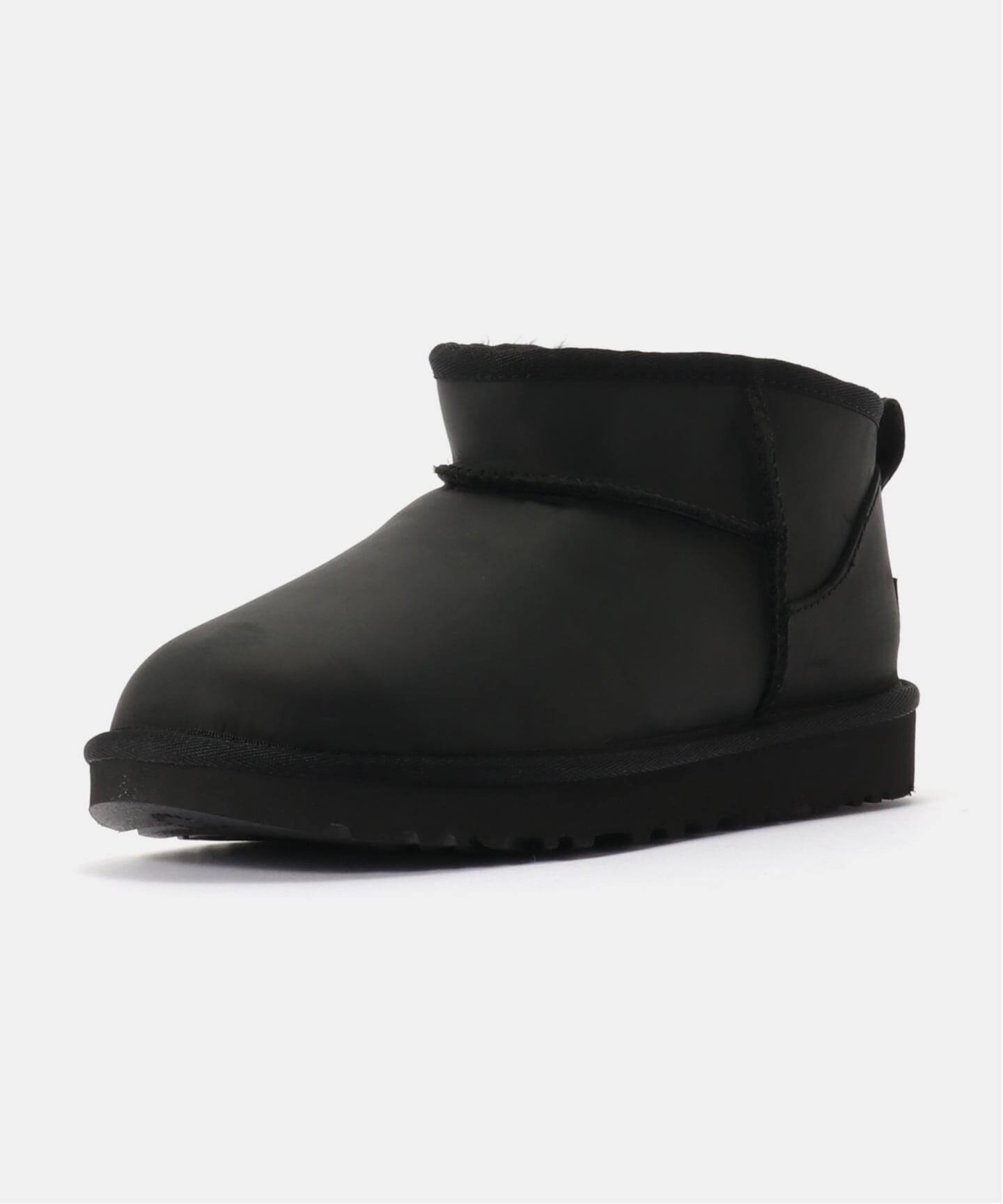 UGG W Classic Ultra Mini LTHR 1174210-BLAK（ブーティ・ショート 