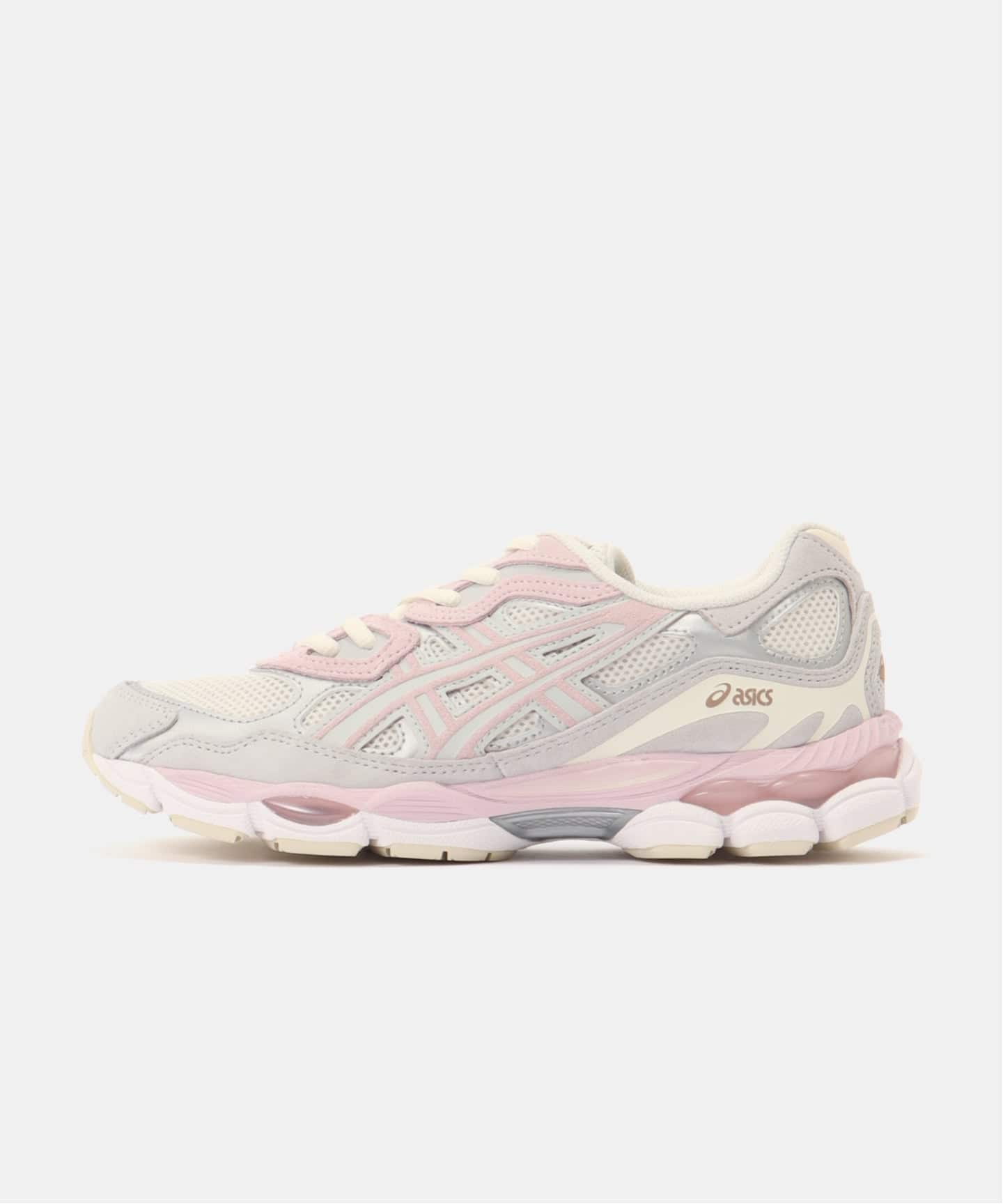 SOIGNE カラーベースクリーム ピンク ASICS GEL-NYC 1203A383.028（スニーカー）｜HERRINGBONE