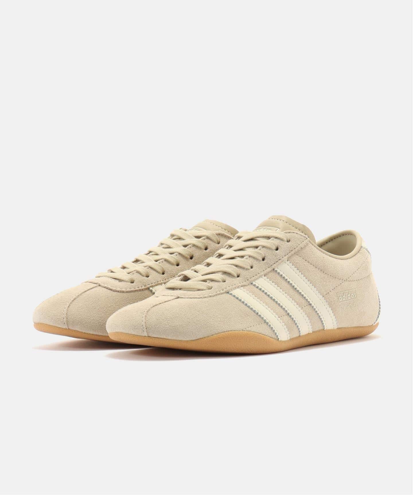 美品 バーバリー 25.0 編込スエードシューズ ベージュ/ED34 adidas Originals TOKYO W KI3583（スニーカー）｜HERRINGBONE