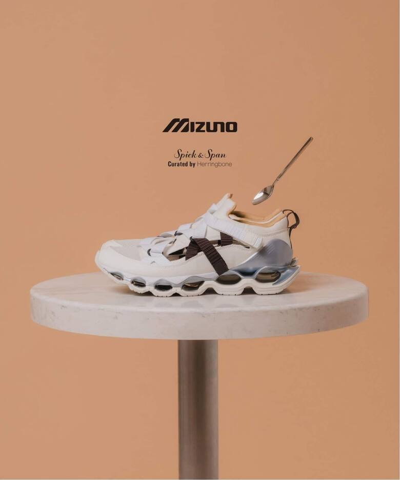 MIZUNO WAVE PROPHECY STRAP 別注 Curated by Herringbone D1GA2520-01 