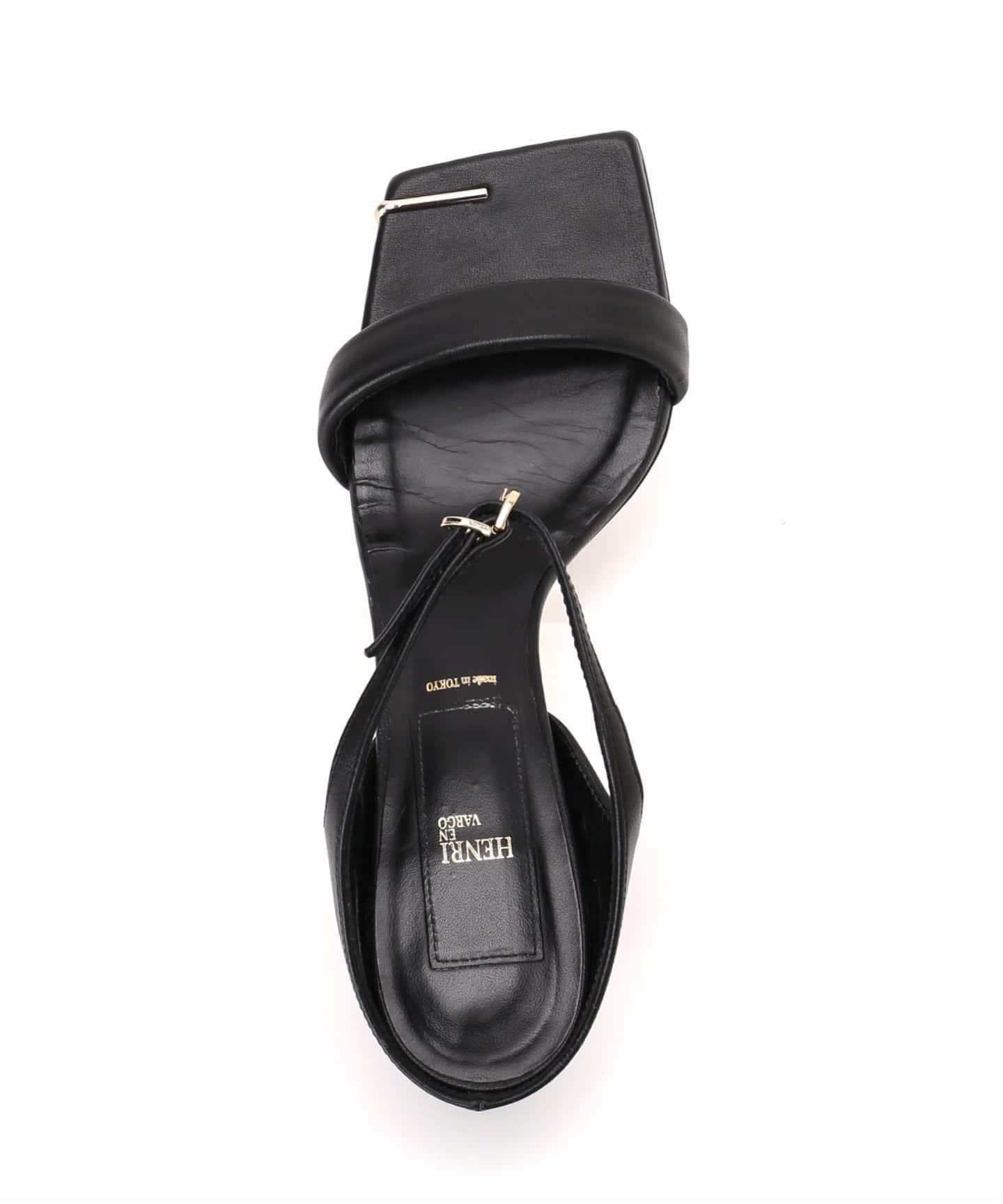 henri en vargo/サンダル/38/BLK/レザー/230072