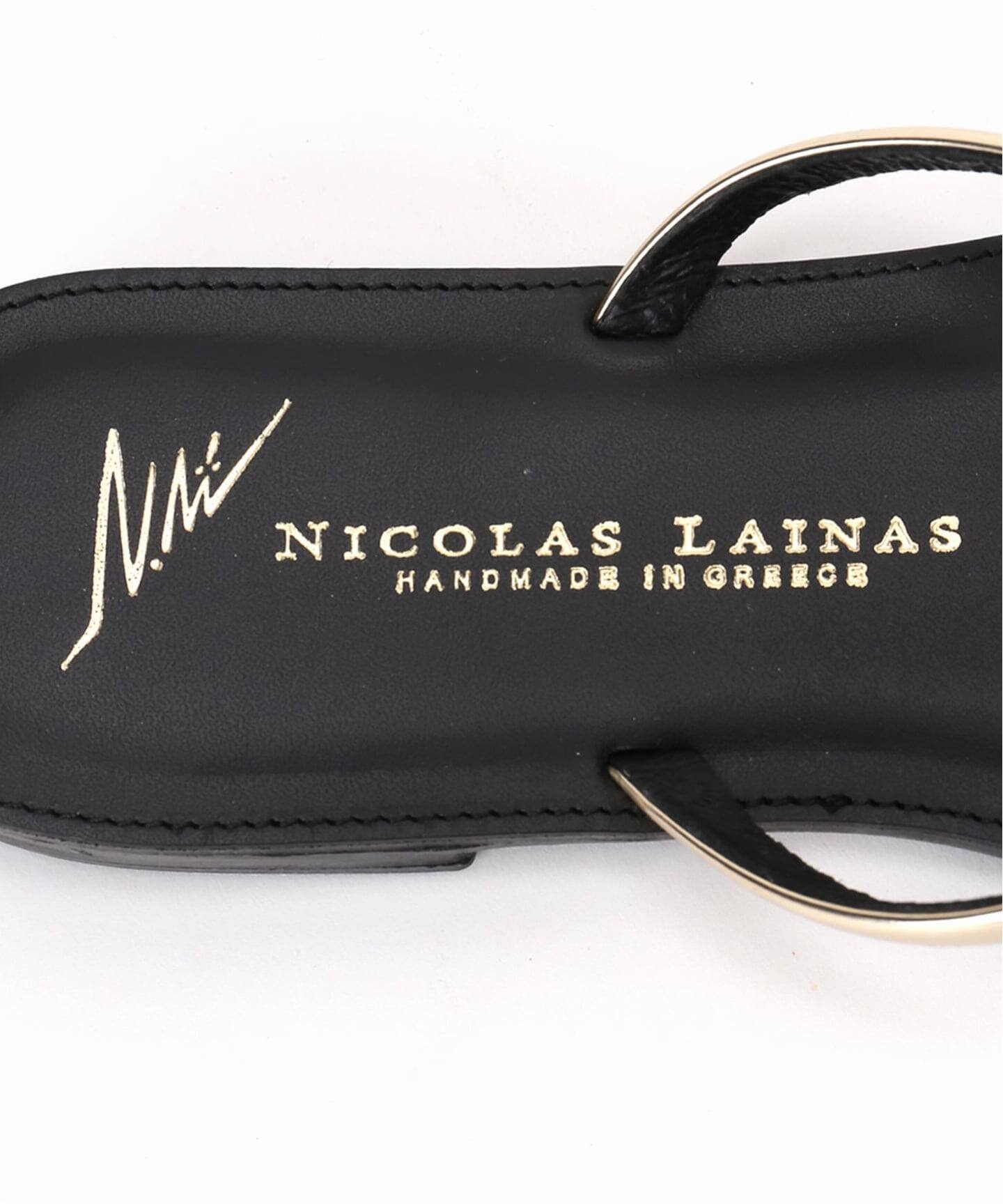 NICOLAS LAINAS / ニコラス ライナス メタルパーツフラットサンダル