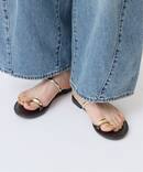 《予約》NICOLAS LAINAS / ニコラス ライナス メタルパーツフラットサンダル