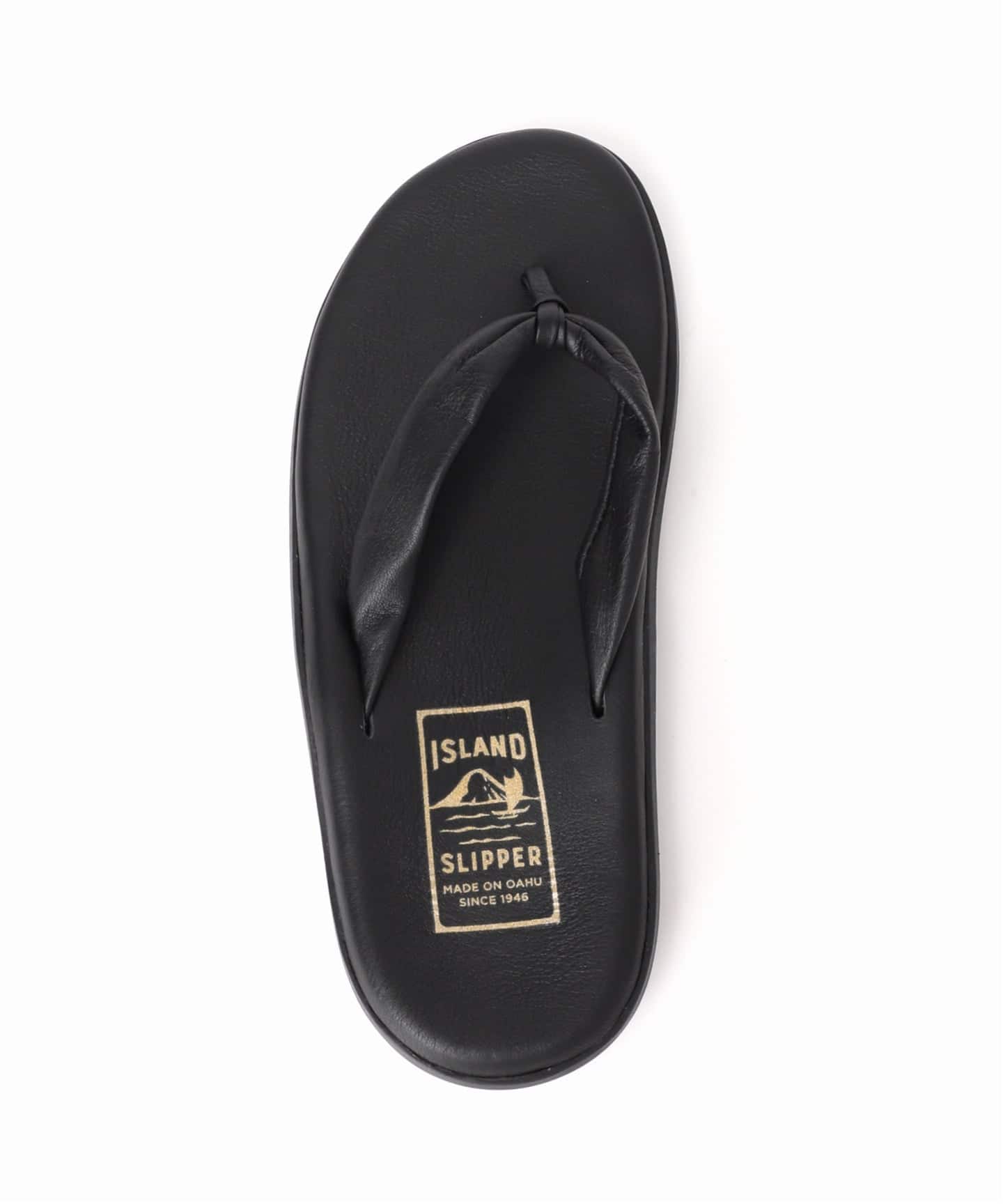 アイランドスリッパ　レザー　ブラック 予約》ISLAND SLIPPER / アイランド スリッパ レザートングサンダル