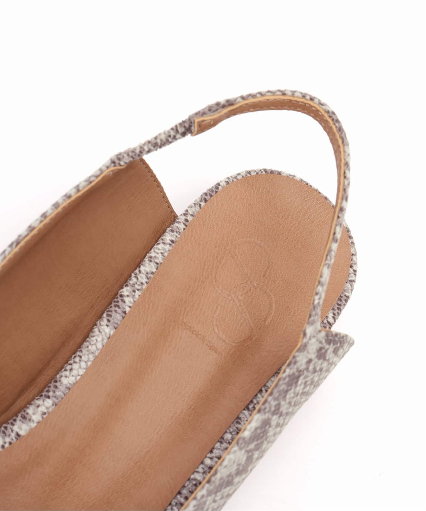WEB限定》Spick & Span バックストラップパンプス（パイソン