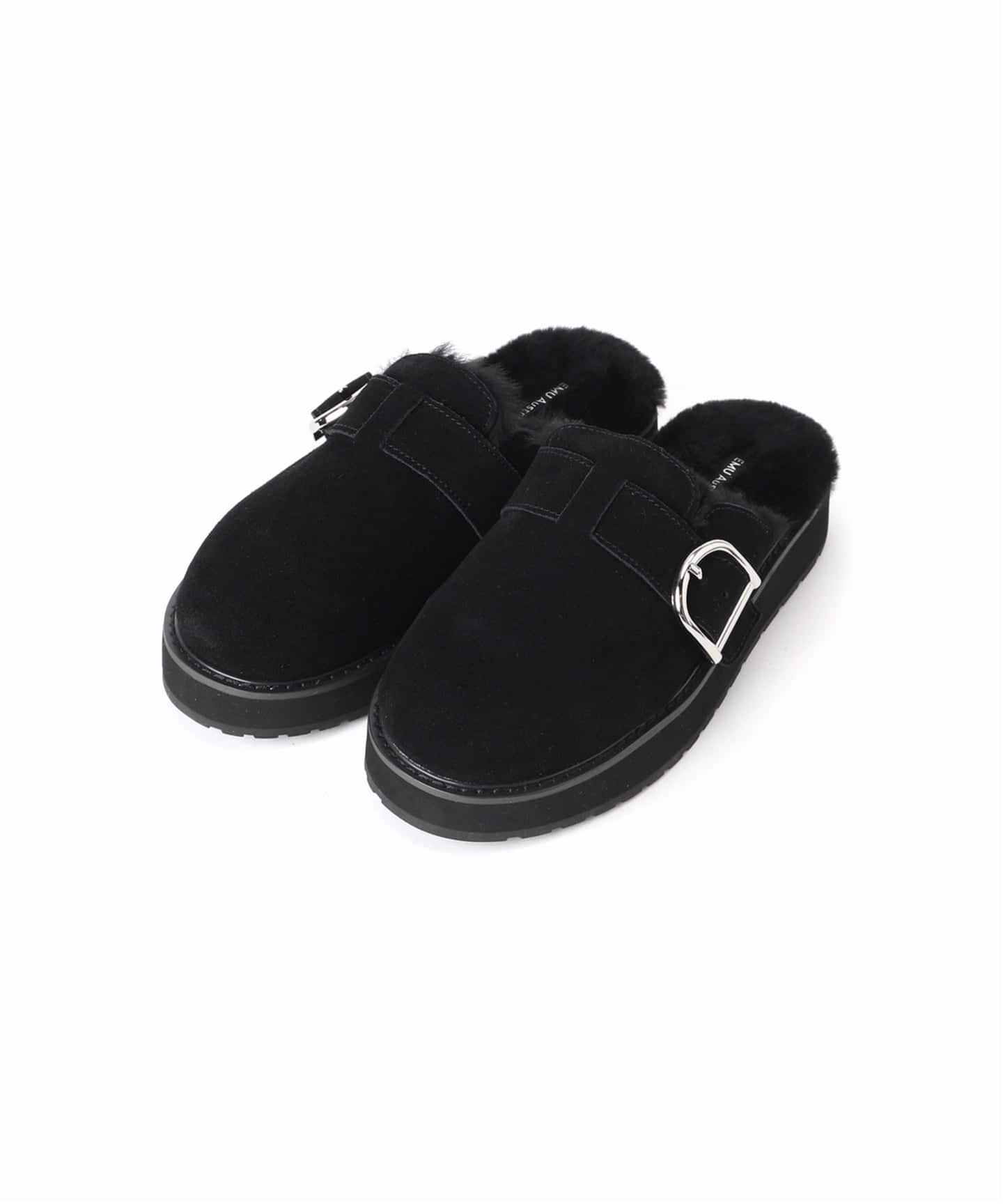 ☆EMU Australia ファーモカシン 黒 9 ブラック エミュ 26cm EMU Australia / エミュ オーストラリア ADISON（スリッポン）｜Spick