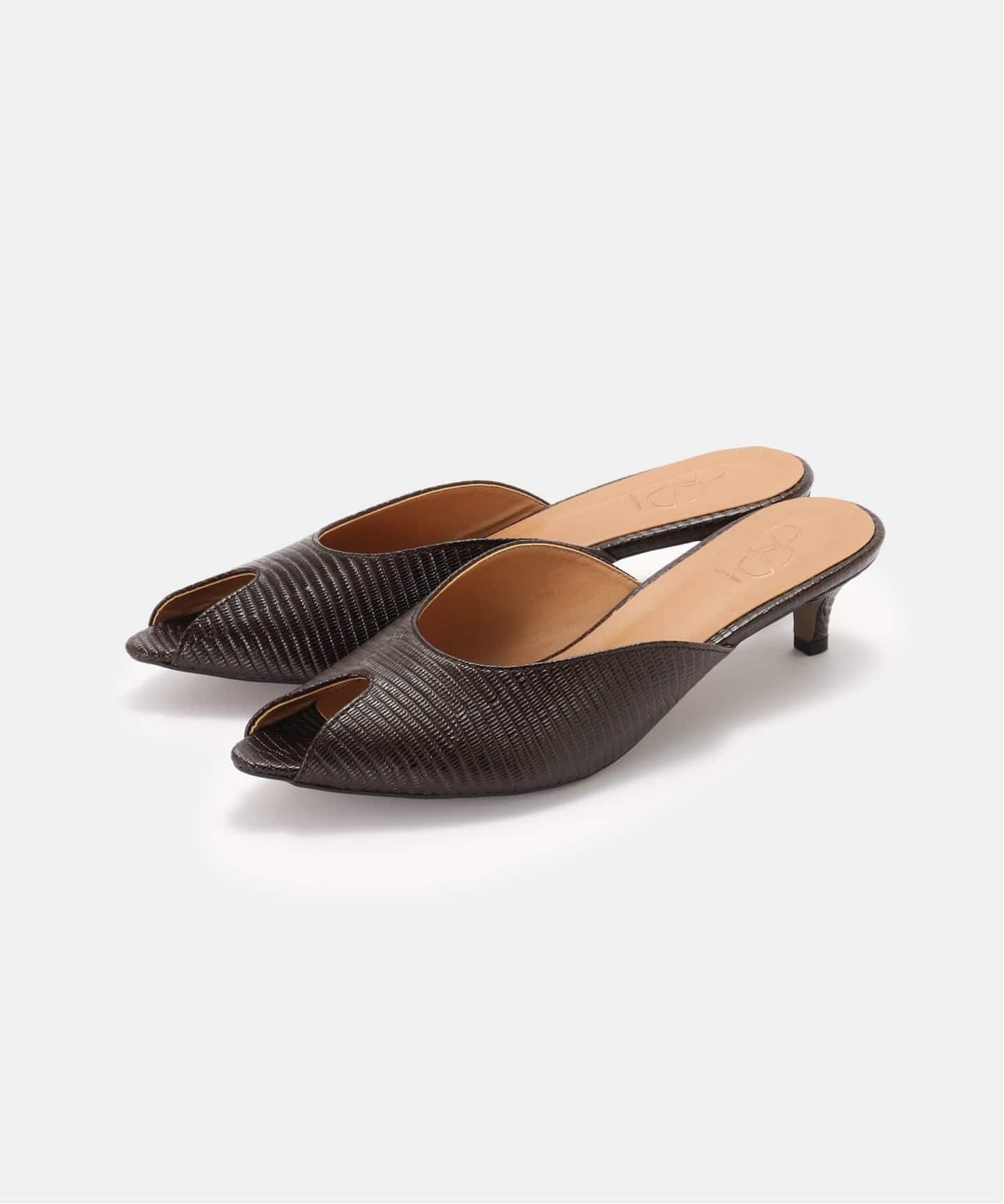 U by Spick&Span スピックアンドスパン ポインテッドミュール Spick & Span オープントゥミュール（パンプス）｜Spick & Span