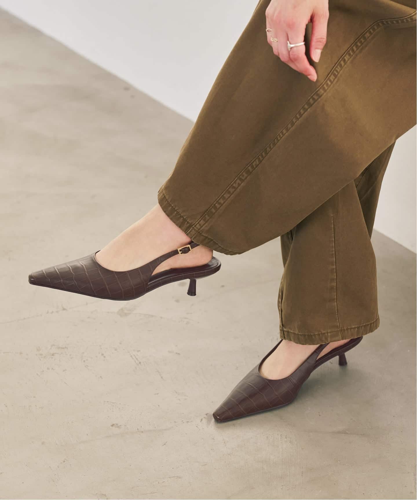 予約》Spick & Span バックスリングパンプス（パンプス）｜Spick