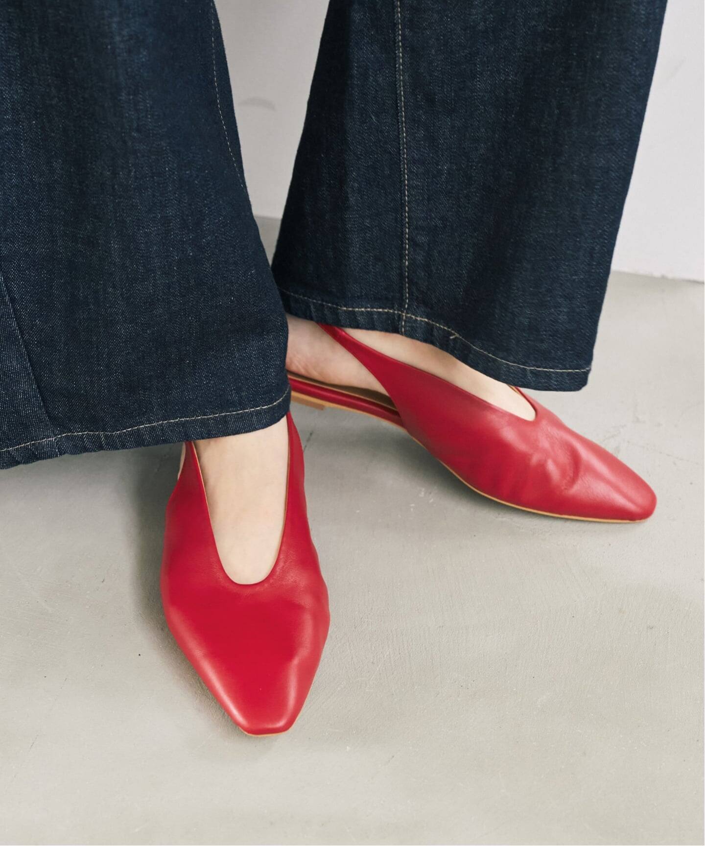 WEB限定カラー有り》Spick & Span スプリングバックフラット（パンプス