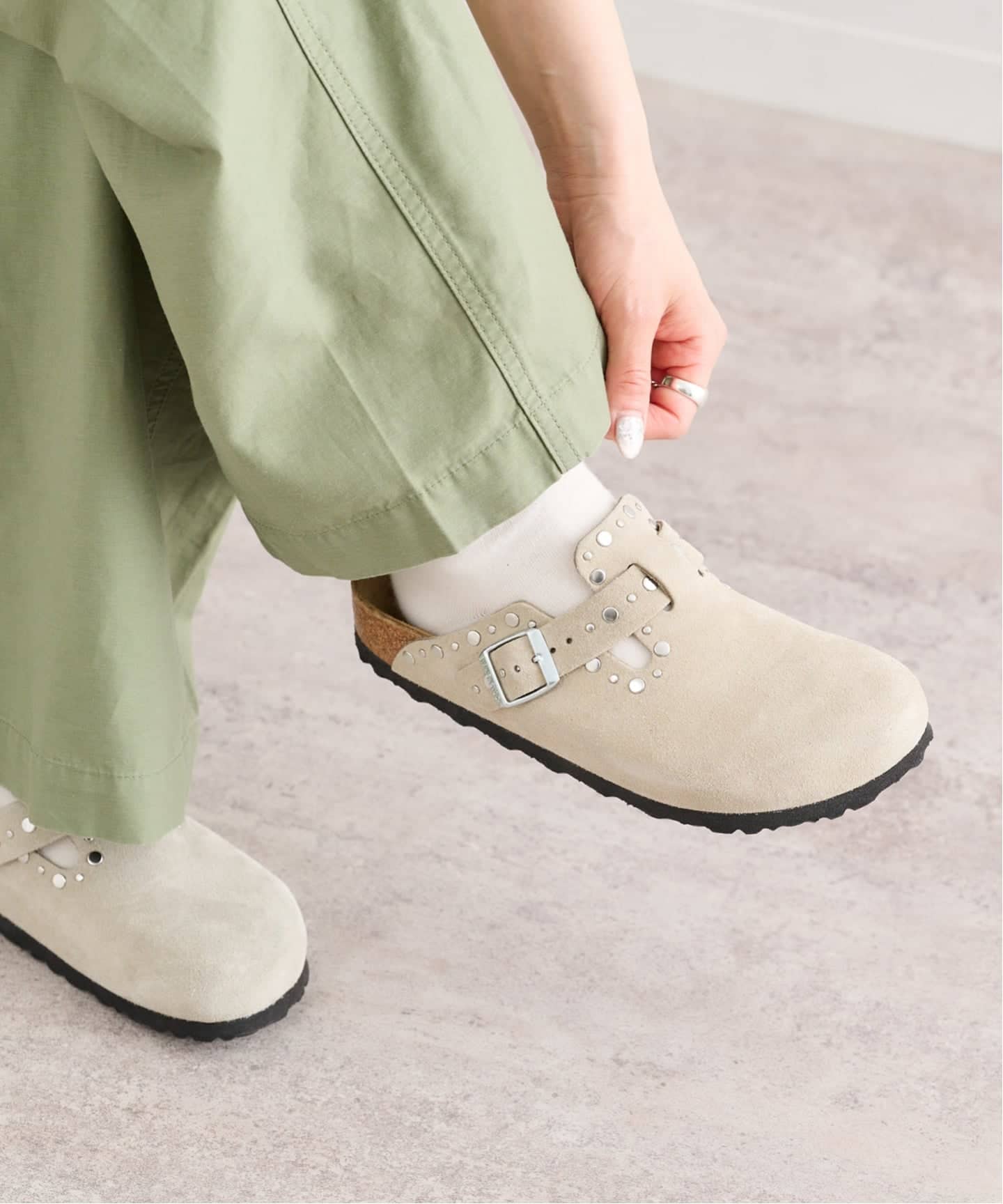 予約》BIRKENSTOCK/ビルケンシュトック BOSTON RIVET narrow（サンダル