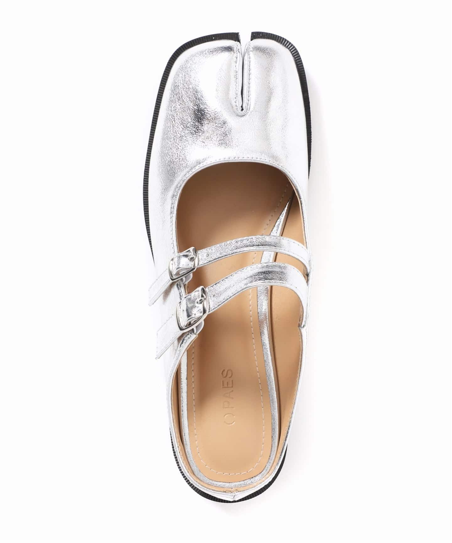 PAES/ぺイズ Double Buckle Mule metal（フラットシューズ）｜UBY