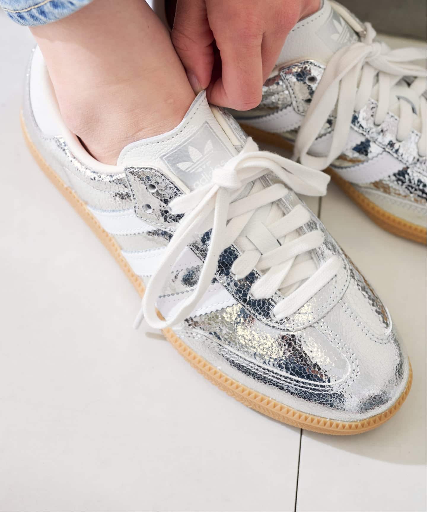 ADIDAS/アディダス SAMBA OG W silvermetallic（スニーカー