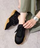 MOHI/モヒ SUEDEポリエステルコンビネーションスニーカー