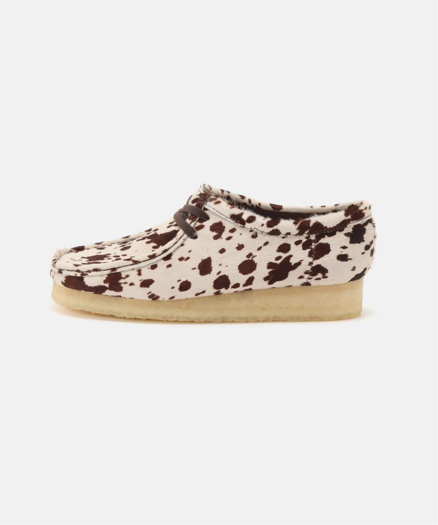CLARKS カウ ワラビー ハラコ CLARKS / クラークス Wallabee Brown Cow Print（その他シューズ