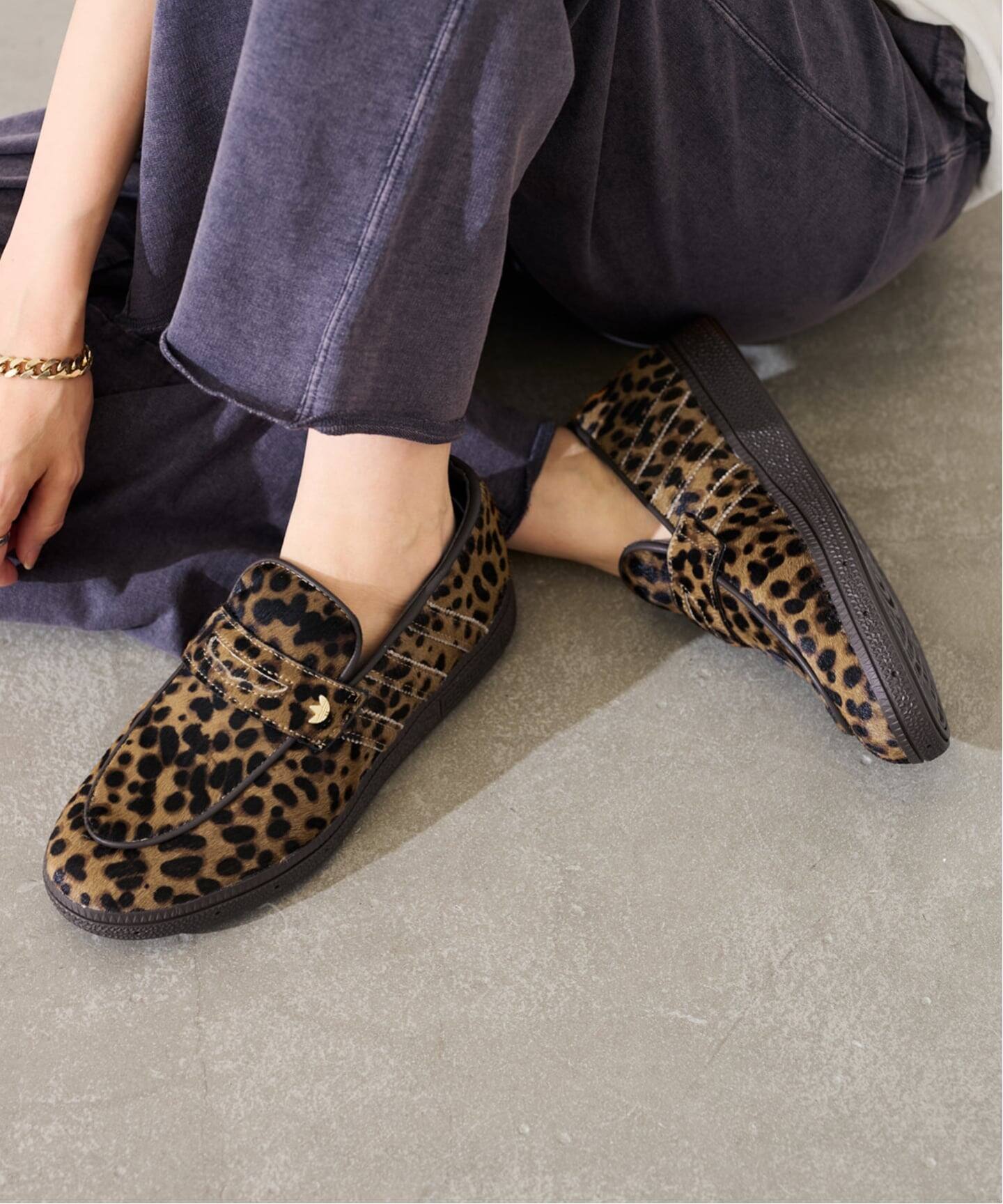 ADIDAS/アディダス HANDBALL SPEZIAL LOAFER レオパード（スニーカー 
