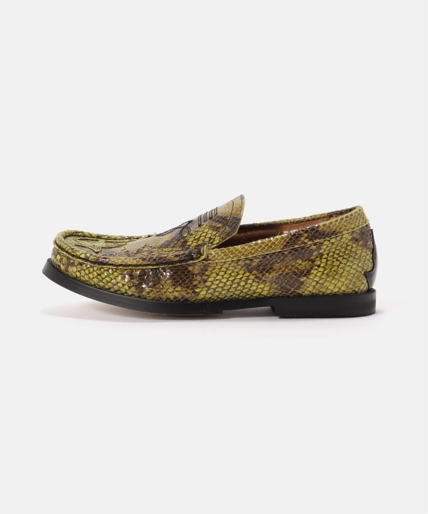 TanC TOKYO / タンクトウキョウ PYTHON COWBOY LOAFERS（ローファー