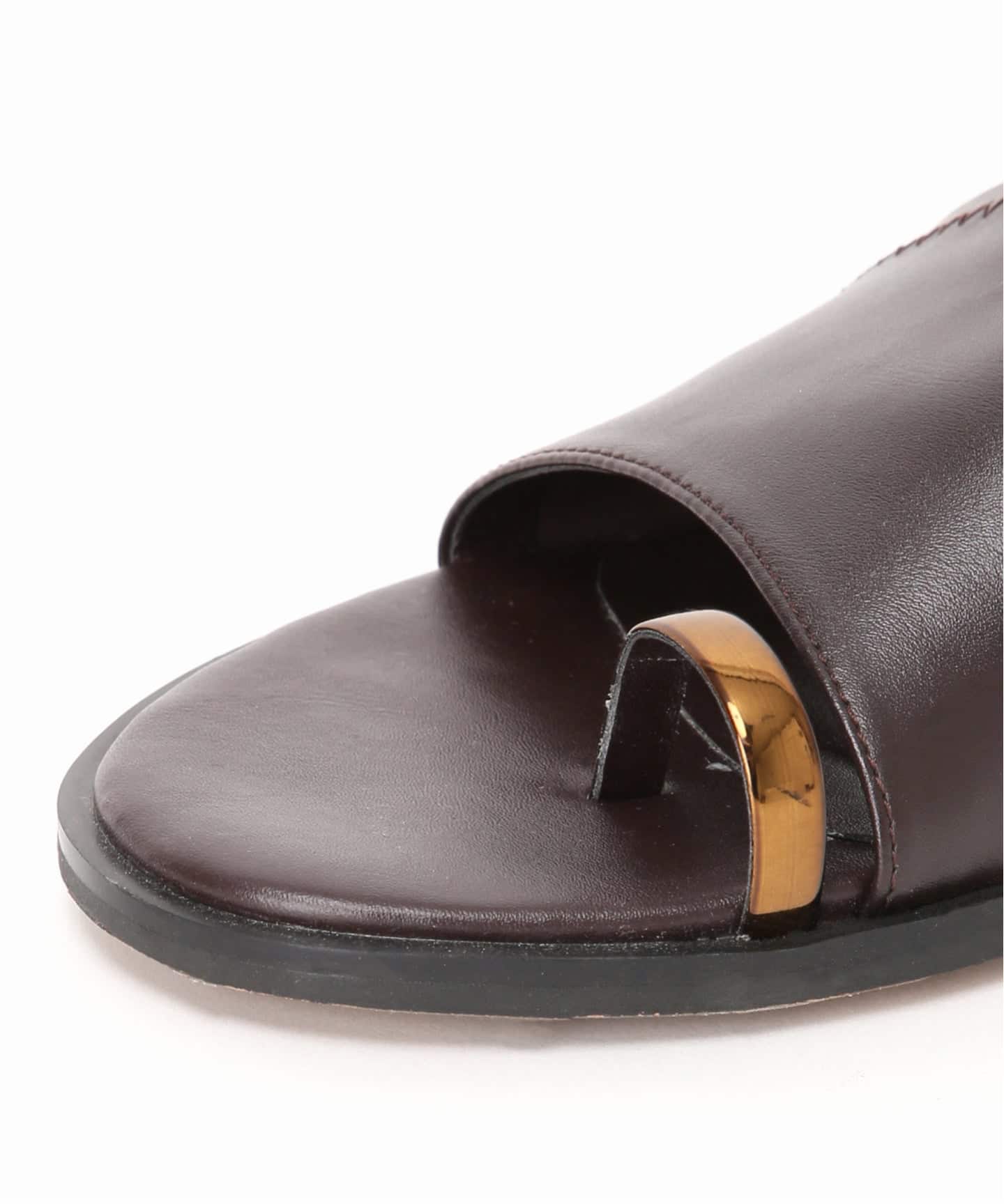 追加予約・パーツ別注》LE VERNIS/ルベル二 Toe ring sandals