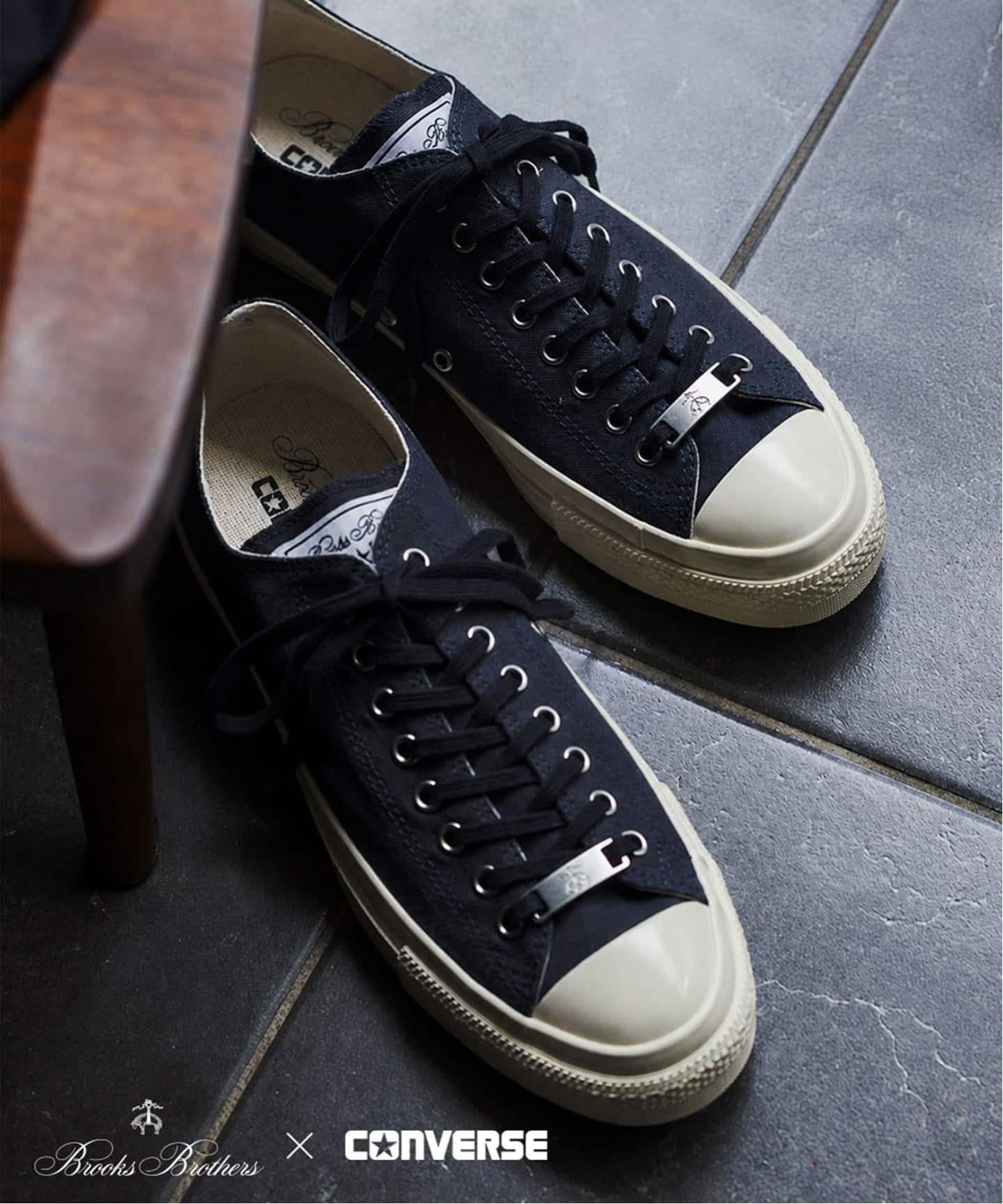 CONVERSE × IENA スニーカー 25.0 新品未使用 予約》Brooks Brothers × CONVERSE for EDIFICE / IENA 別注 ALL STAR