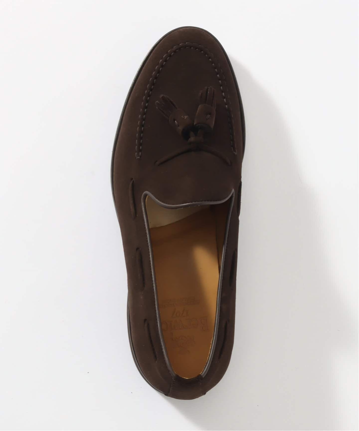 Berwick (バーウィック) 8491 Suede Tassel Loafer（レザーシューズ