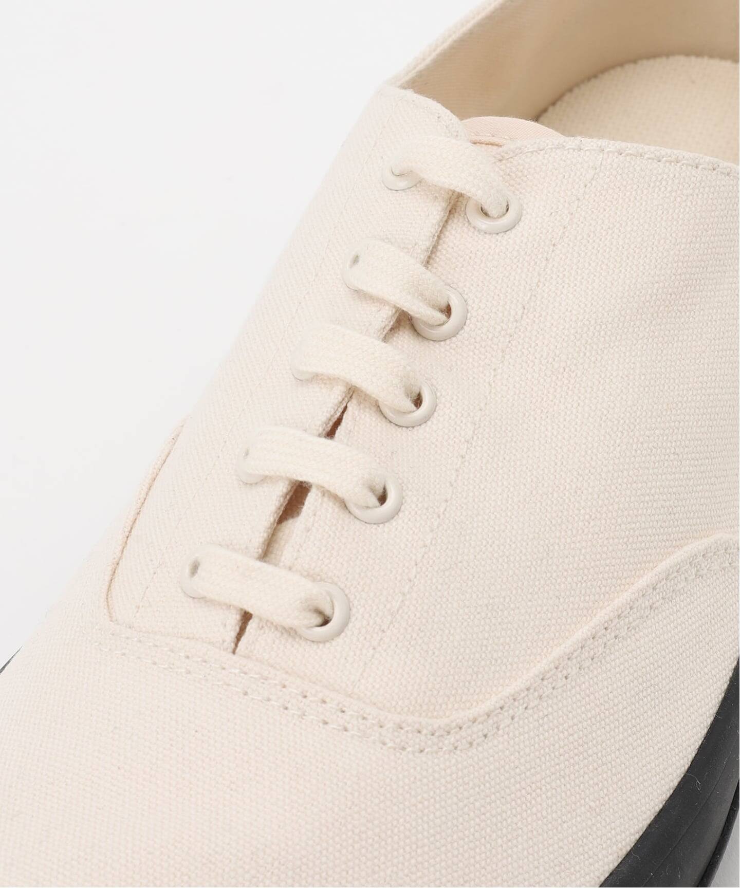 WAKOUWA CANVAS OX LOW BLAXK SOLE（スニーカー）｜EDIFICE