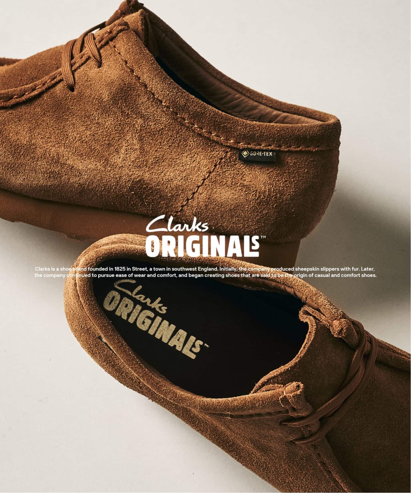 Clarks / クラークス】 Wallabee GTX（スニーカー）｜417 EDIFICE