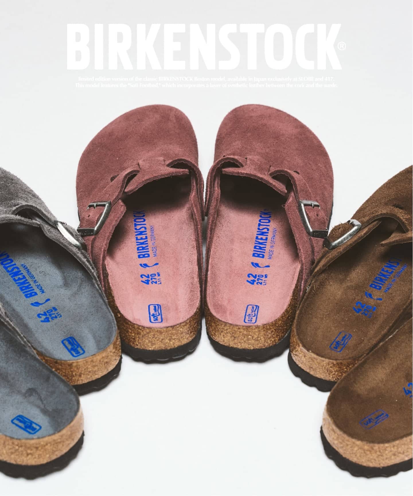 限定 BIRKENSTOCK / ビルケンシュトック Boston SFB Narrow（サンダル