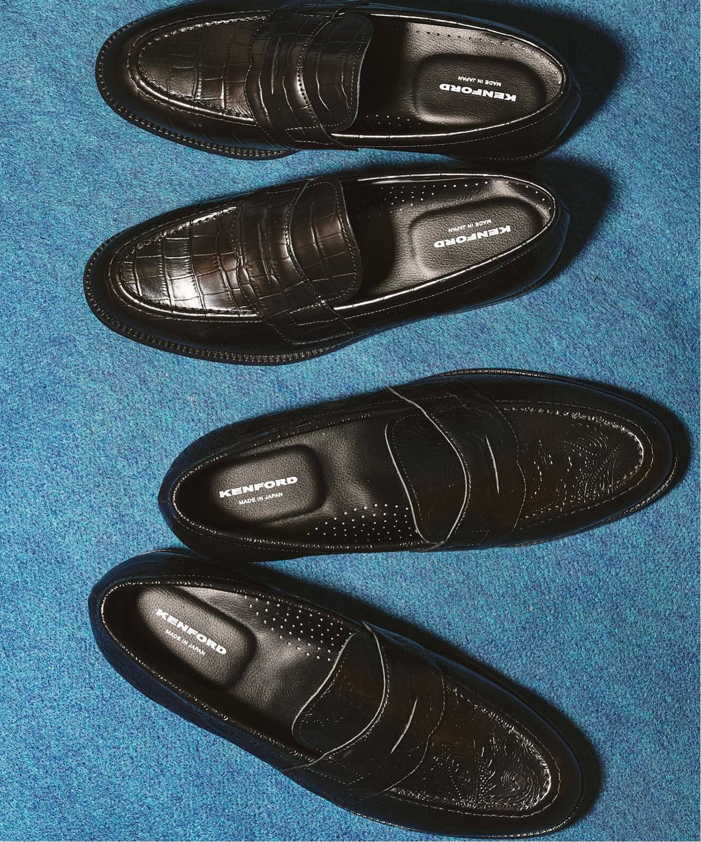 KENFORD / ケンフォード】 EMBOSSED LOAFERS PAISLEY（ローファー 