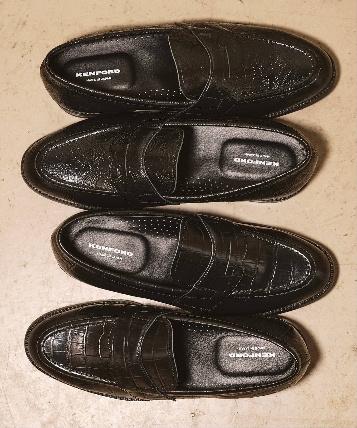 フ*テ様 FRM ローファー 革靴 KENFORD / ケンフォード】 EMBOSSED LOAFERS CROCODILE（ローファー