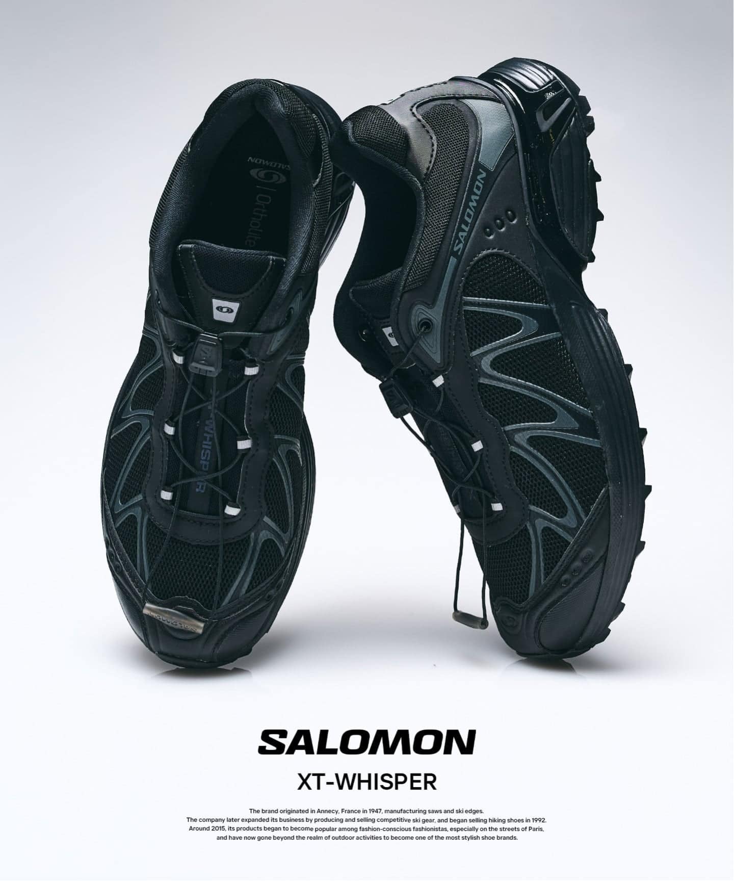 ブラック　ラスト1点 SALOMON / サロモン】 XT-WHISPER（スニーカー）｜417 EDIFICE（フォー