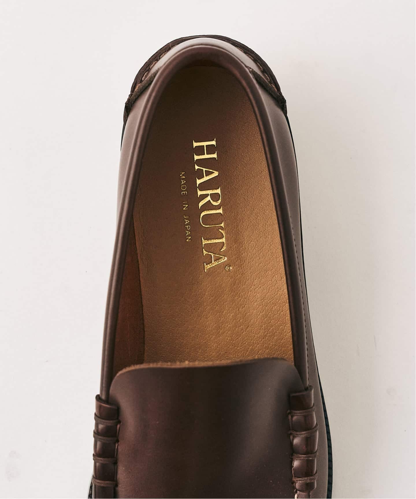HARUTA 417別注 Vamp ハルタローファー ブラウン25.5 HARUTA / ハルタ】 417別注 Vamp Loafers（ローファー）｜417 EDIFICE