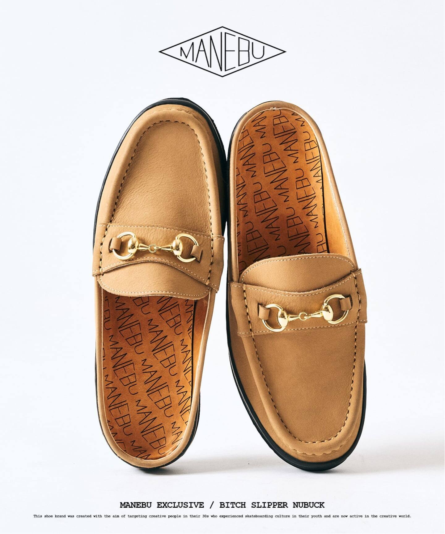 MANEBU / マネブ 417別注 BITCH SLIPPER NUBUCK（スニーカー）｜417 