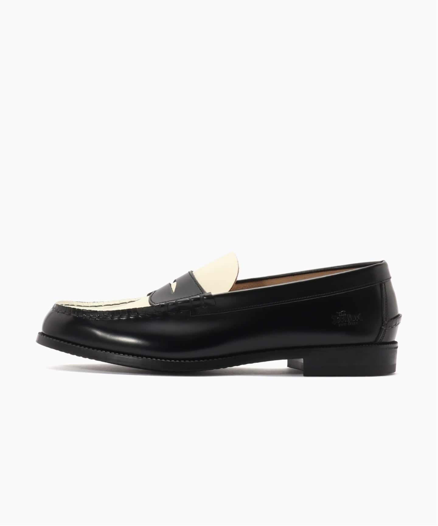 The Kenford Fineshoes COMBI LOAFERS / BLACK WHITE（ローファー