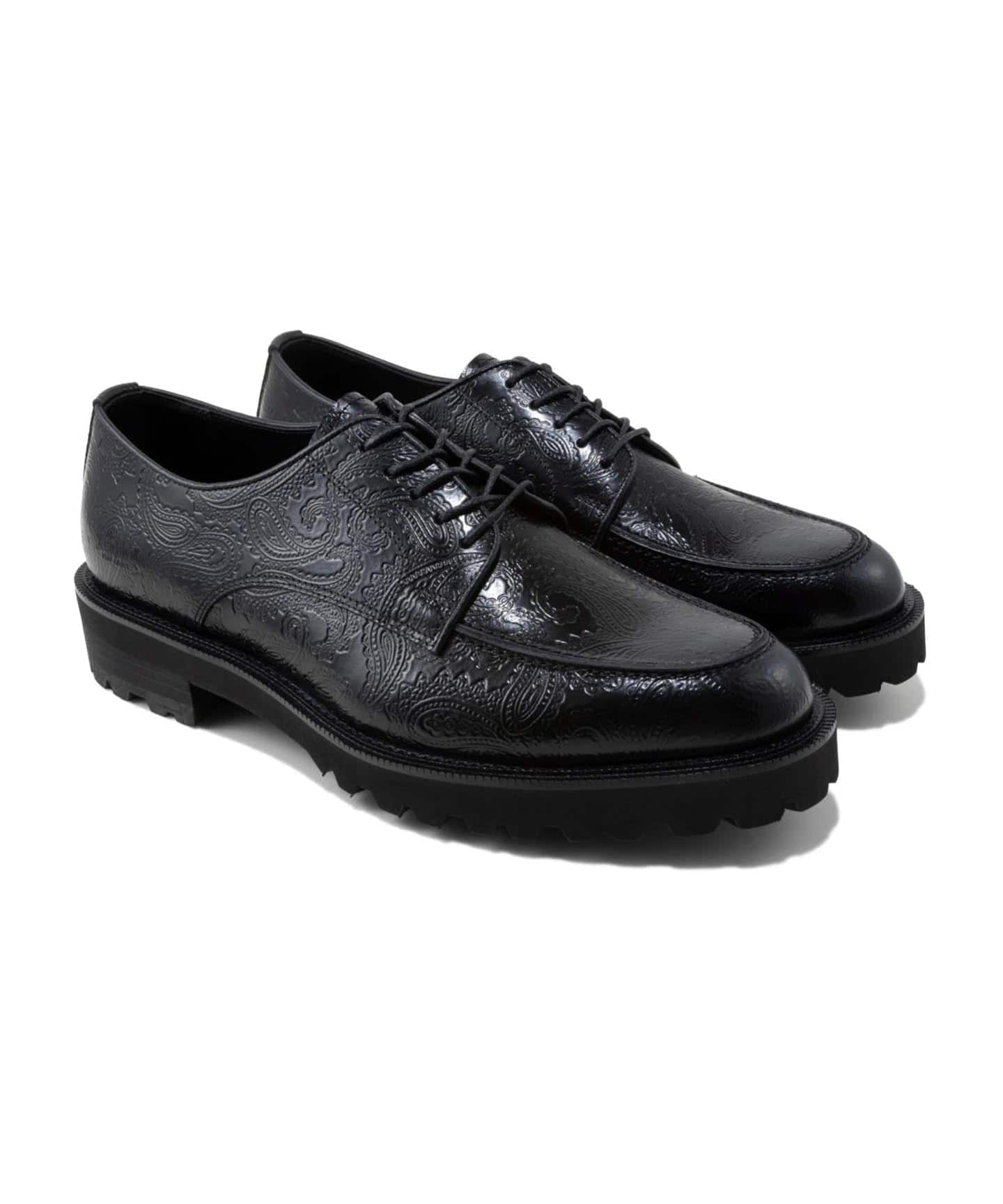 The Kenford Fineshoes NEW CLASSIC U-MOC/BLACK PAISLEY（レザー