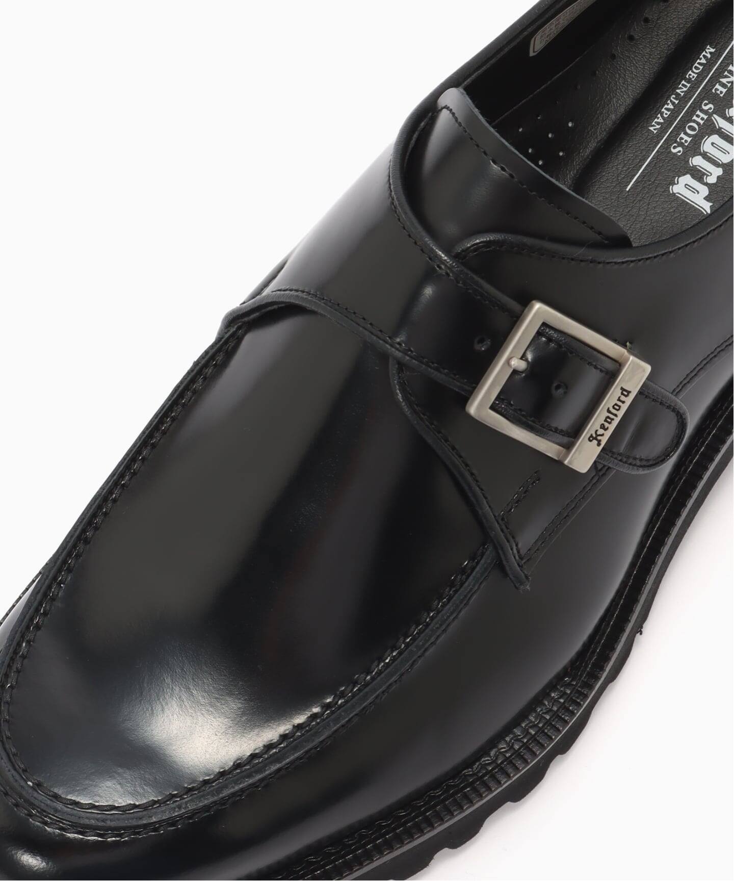 The Kenford Fineshoes NEW CLASSIC U-MOC MONK STRAP / BLACK（レザー