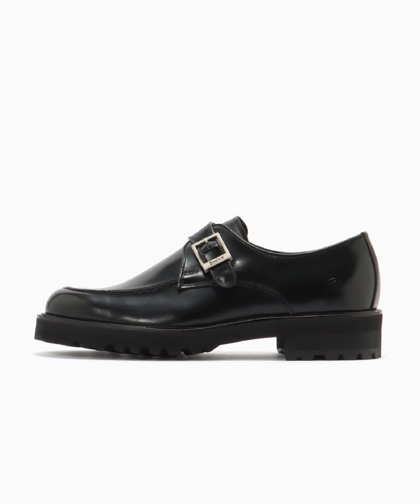 The Kenford Fineshoes NEW CLASSIC U-MOC MONK STRAP / BLACK（レザー 