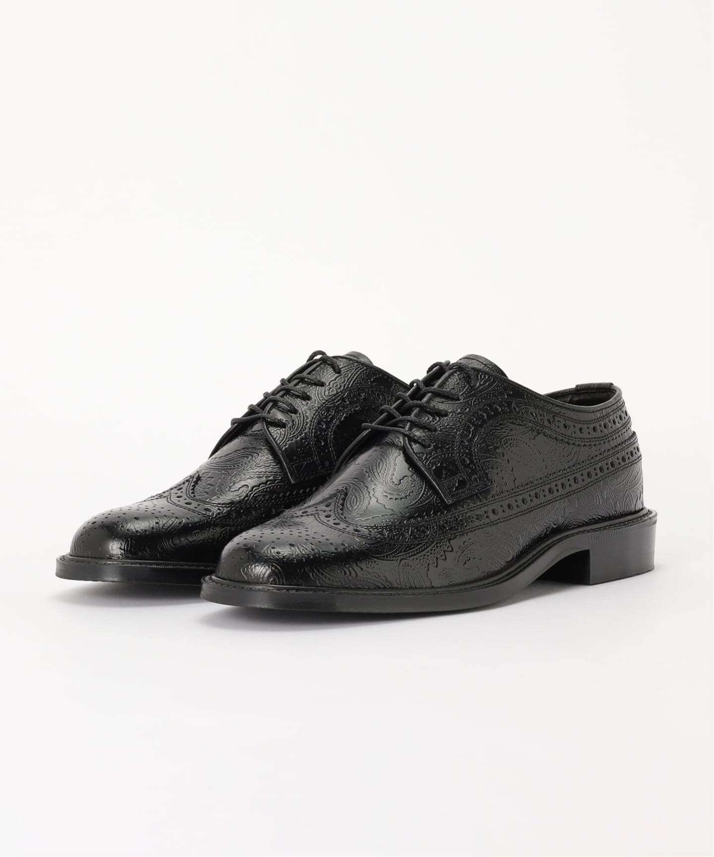 The Kenford Fineshoes CLASSIC WING TIP/BLACK PAISLEY（その他