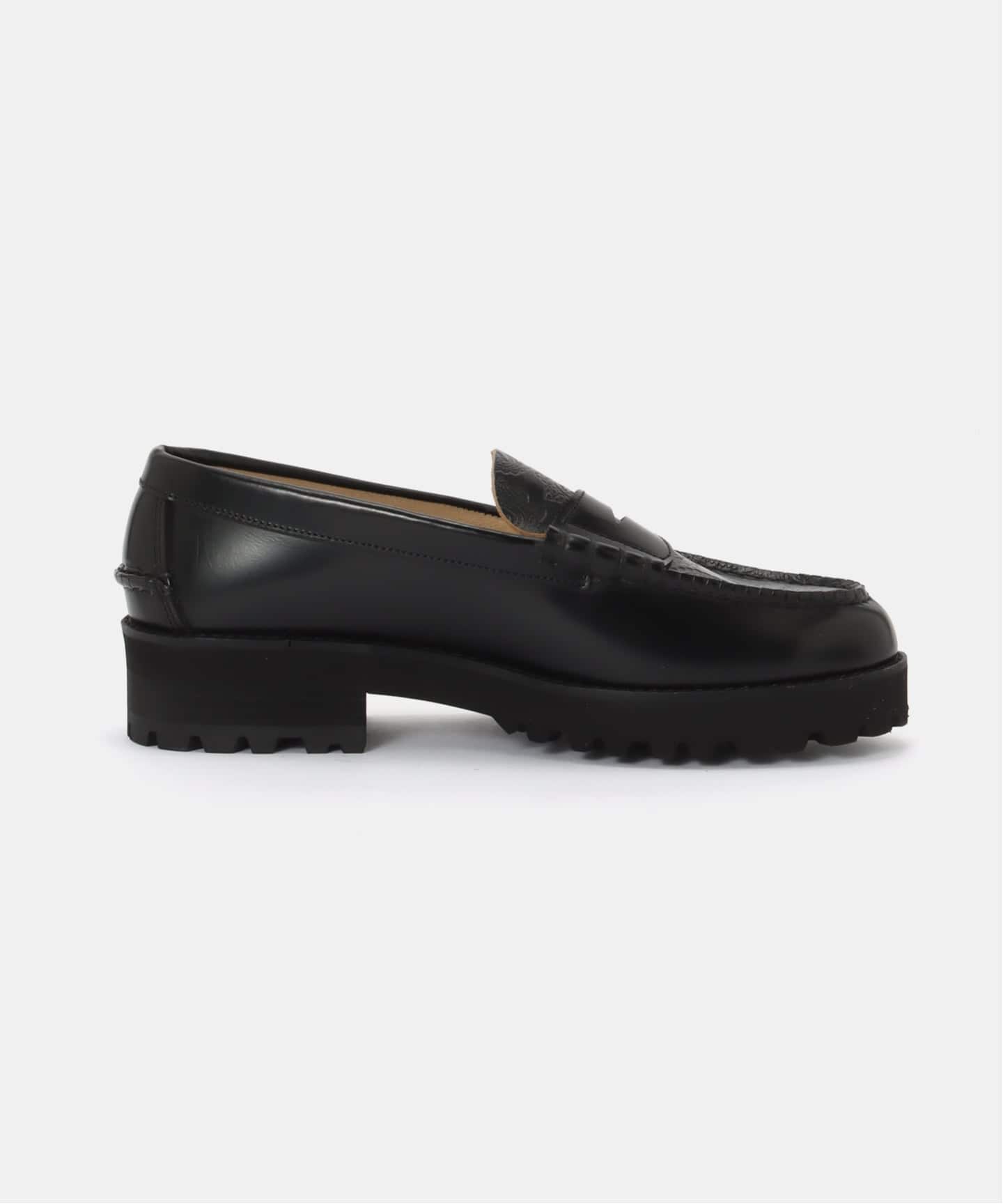 ≪追加≫The Kenford Fineshoes TANK SOLE LOAFERS / BLACK BLACK