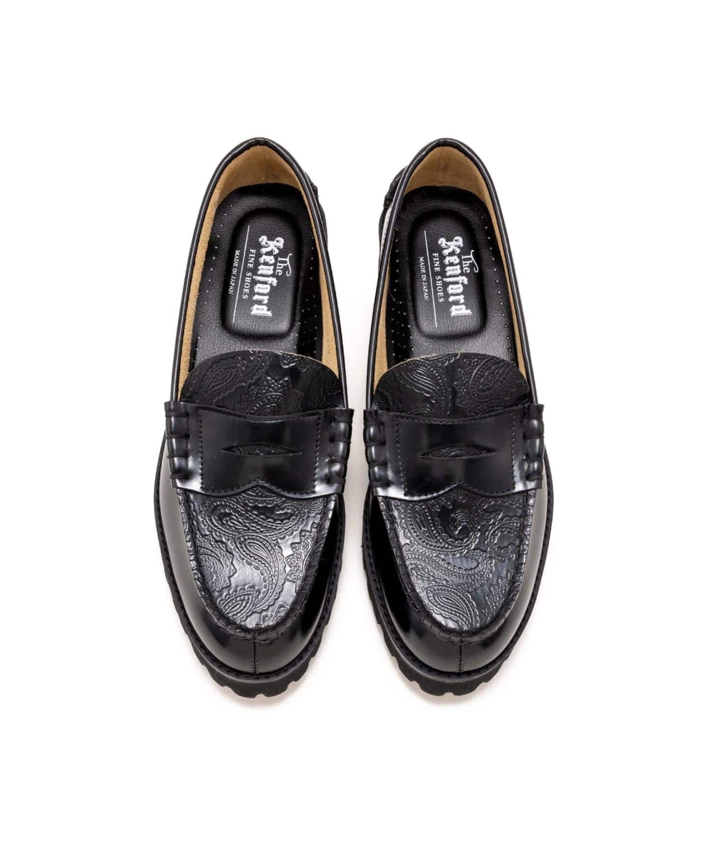 ≪追加≫The Kenford Fineshoes TANK SOLE LOAFERS / BLACK BLACK