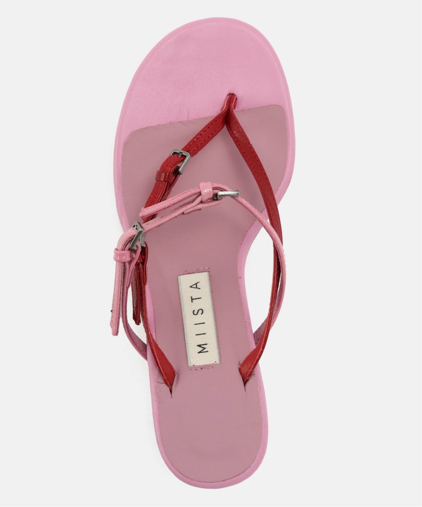 Miista/ミスタ Abisai Red Mini Buckled Sandals（サンダル）｜PULP