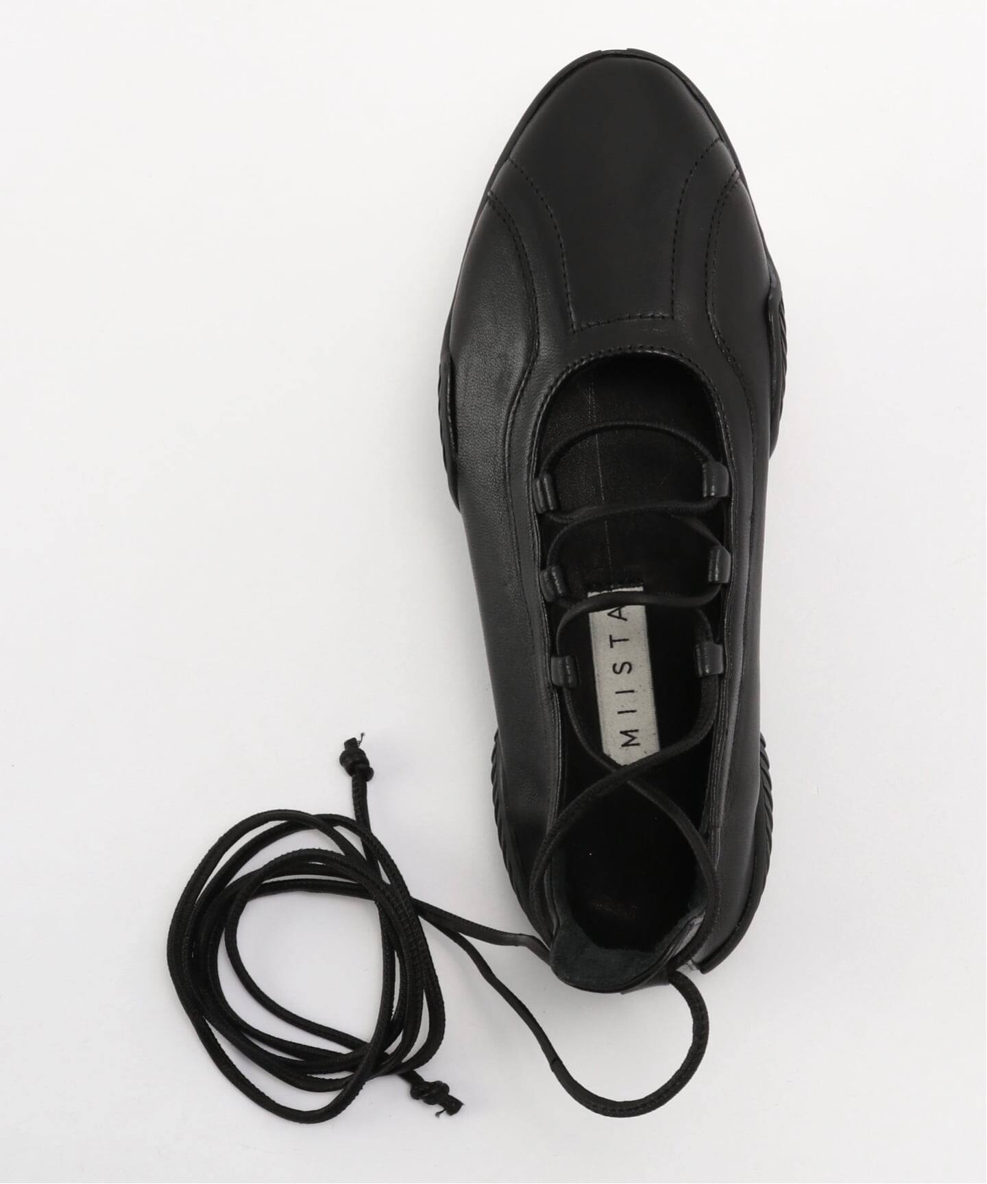 Miista/ミスタ Abisai Red Mini Buckled Sandals（バレエシューズ